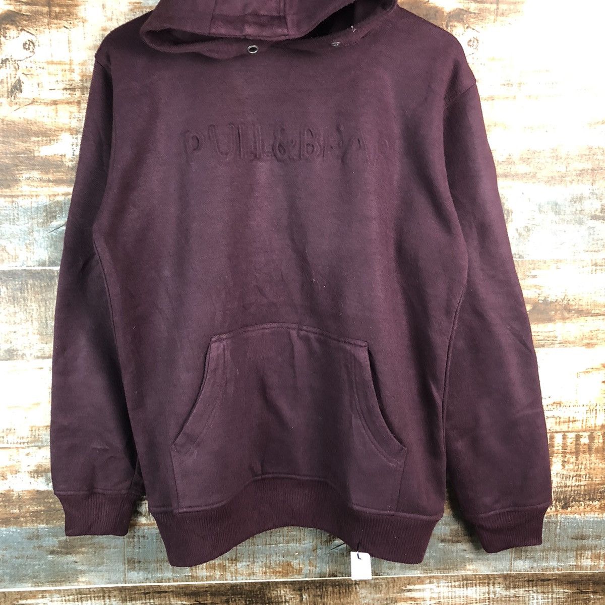 Pull & Bear Pull Bear Purple plain Hoodie #A1944 Size US M / EU 48-50 / 2 - 3 Thumbnail