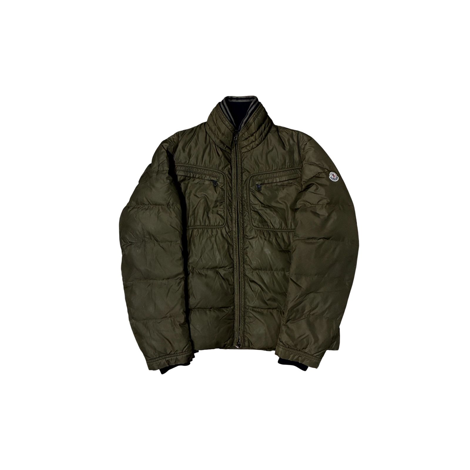 Moncler Moncler Puffer Olive Jacket Size US L / EU 52-54 / 3 - 1 Thumbnail