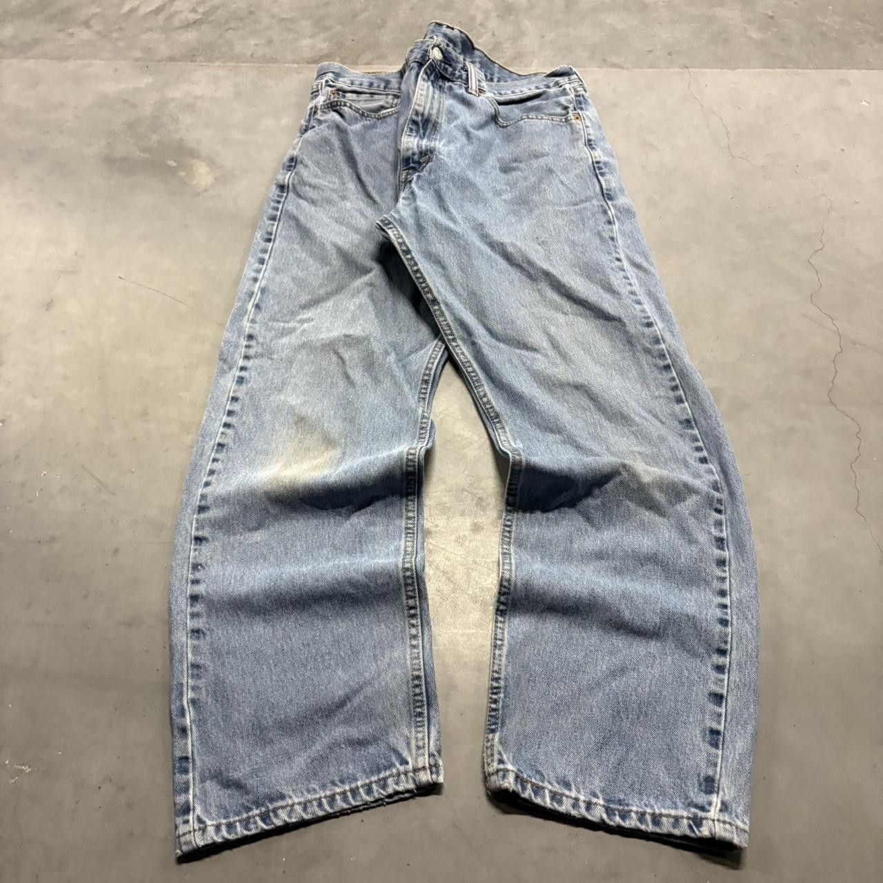 Levi's Crazy Vintage Y2K/2000s Levis Light Wash Grunge Denim Jeans! Size US 36 / EU 52 - 1 Thumbnail