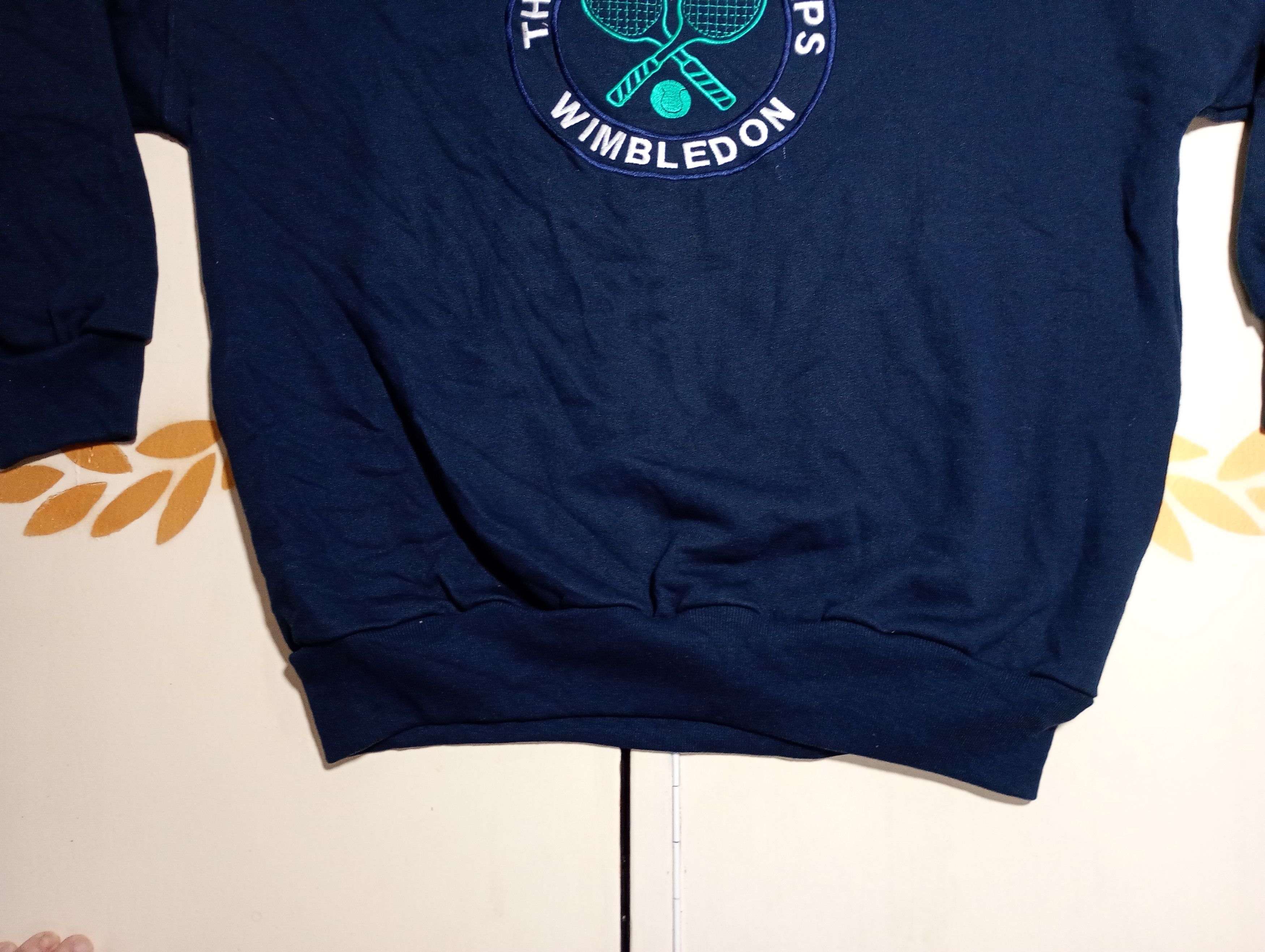 Vintage Wimbledon Lawn Tennis Museum Sweatshirt 90's Size US XL / EU 56 / 4 - 3 Thumbnail