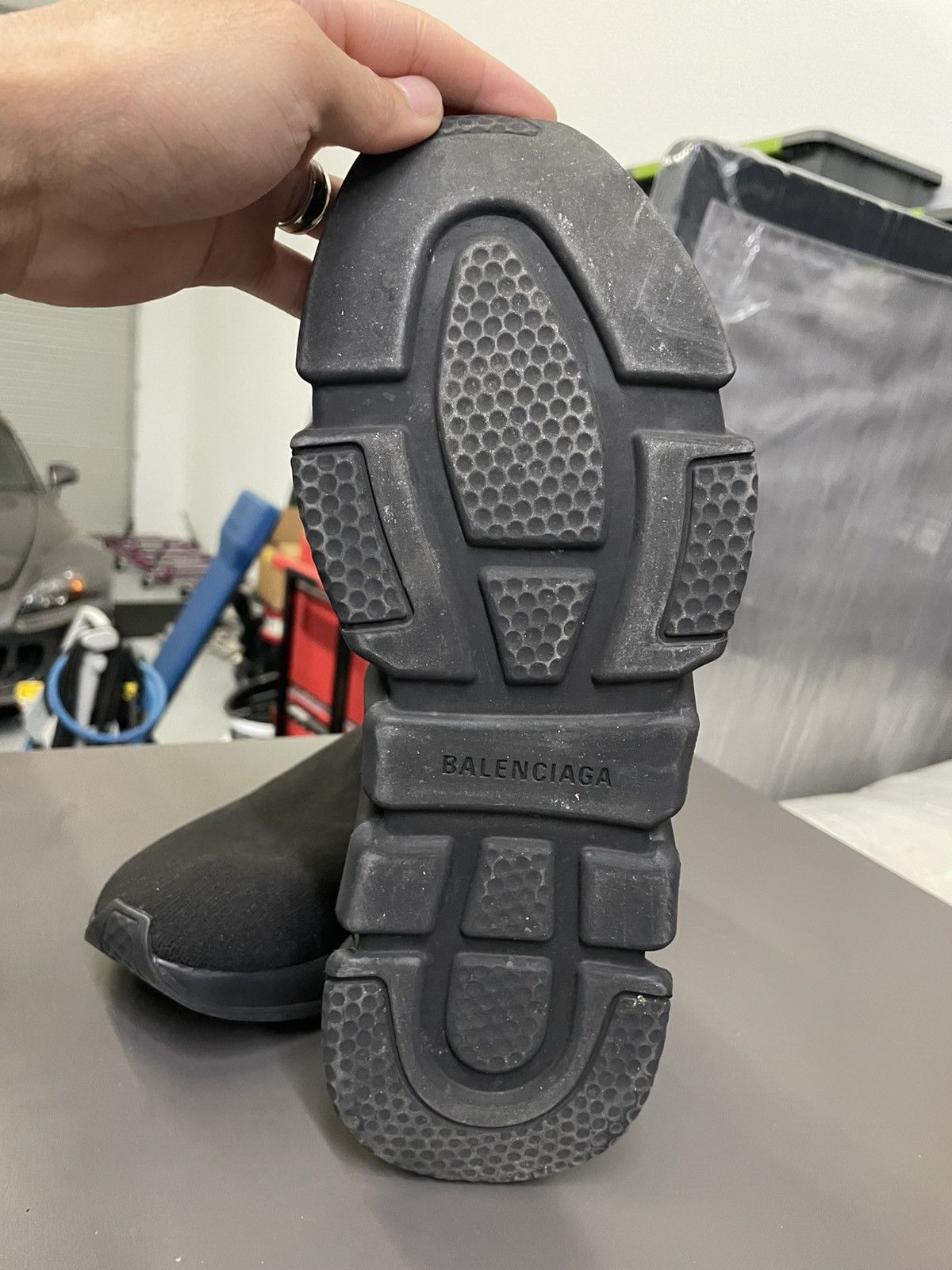 Balenciaga Balenciaga Speed LT Knit Sneaker Black Size US 9 / EU 42 - 10 Thumbnail