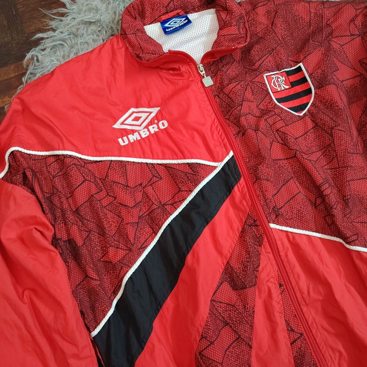 Other Vintage / Umbro / C. R Flamengo / 95’-96’ Training Jacket Size US L / EU 52-54 / 3 - 2 Thumbnail