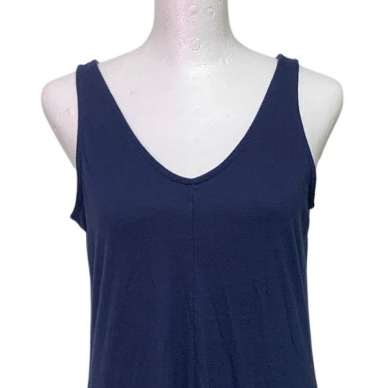 Old Navy Old Navy Womens Medium Navy Blue High Low Midi Dress Size M / US 6-8 / IT 42-44 - 2 Thumbnail