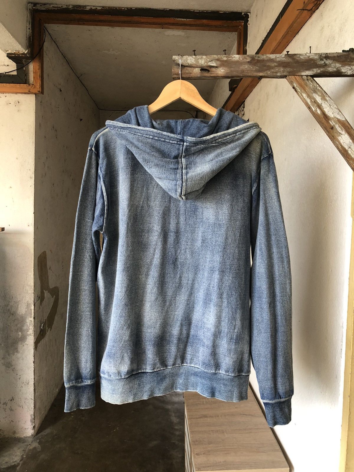 Japanese Brand Rare❗️Baycrest Faded Blue Jeans Style Sweater Hoodie Size US L / EU 52-54 / 3 - 2 Thumbnail