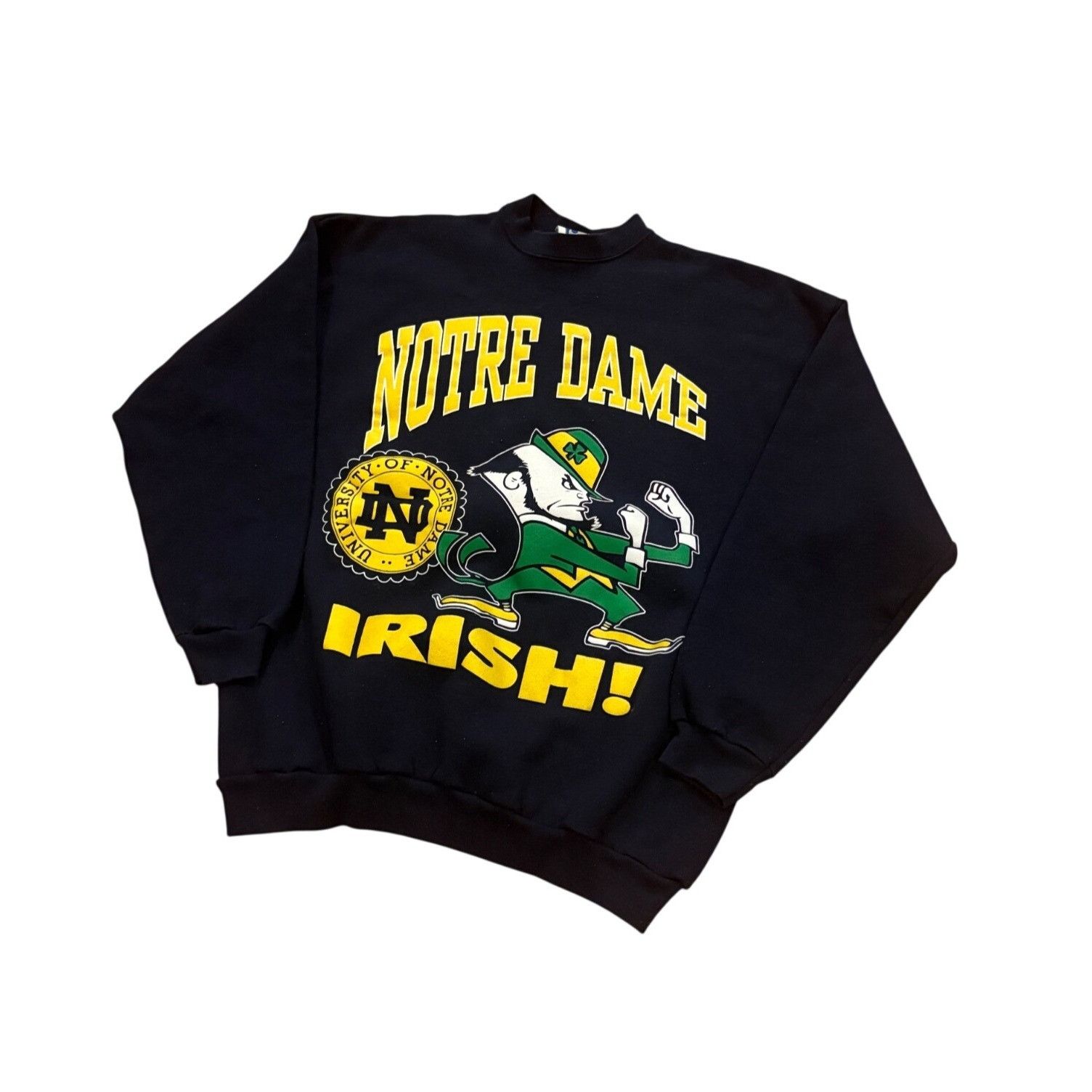 Other Vintage 90s Notre Dame Fighting Irish Crewneck Sweatshirt Eb Size US XL / EU 56 / 4 - 4 Thumbnail