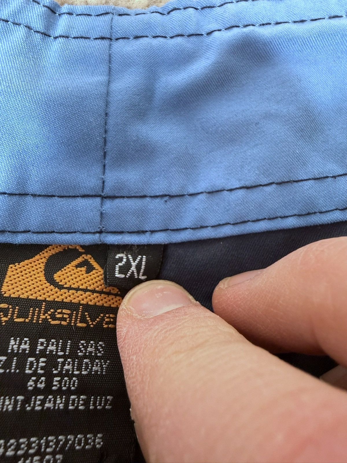 Quiksilver Y2K Quiksilver Blue Navy BoardShorts Size US 38 / EU 54 - 5 Thumbnail