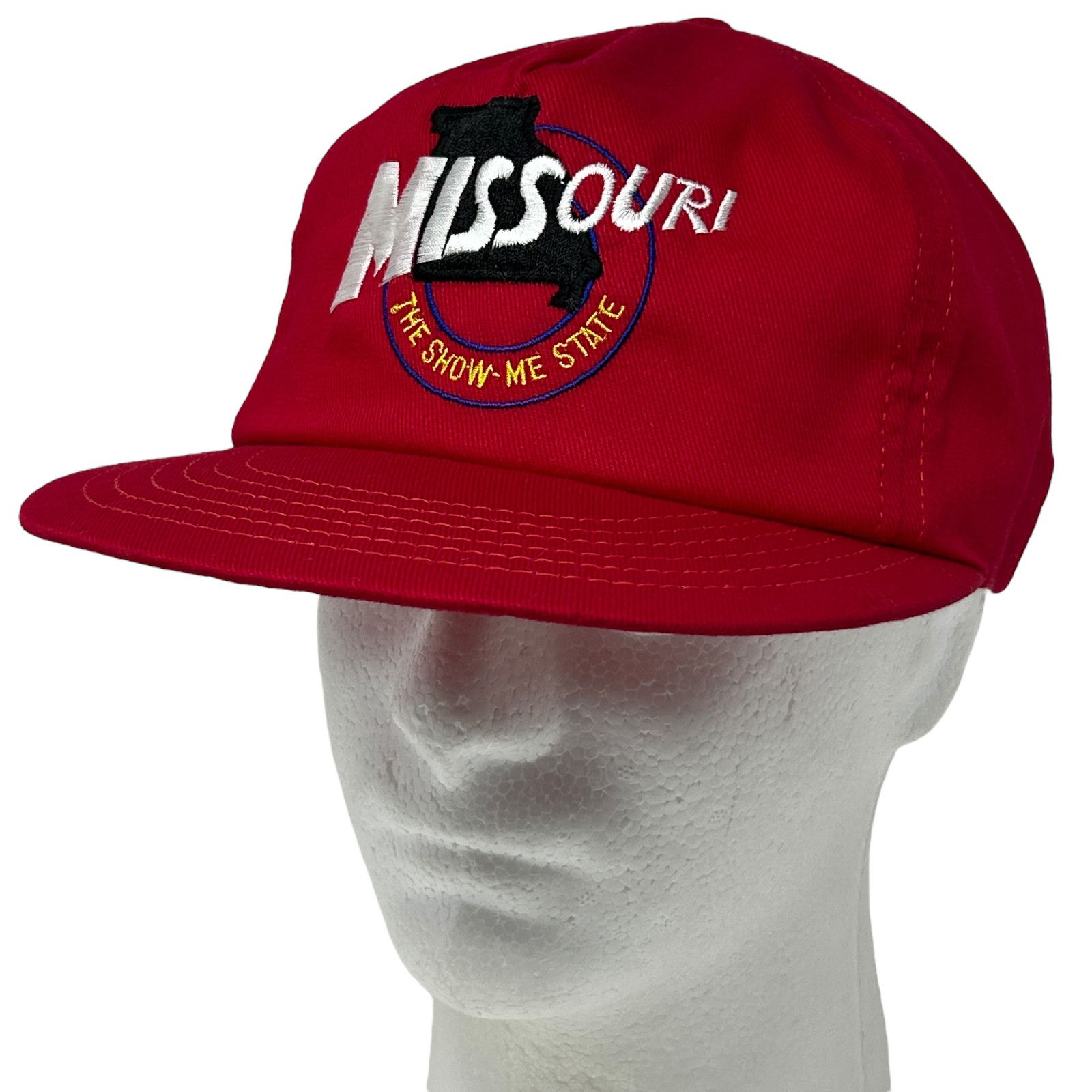 Vintage Vintage Missouri The Show Me State Hat Cap Red 80s Snapback Size ONE SIZE - 1 Thumbnail