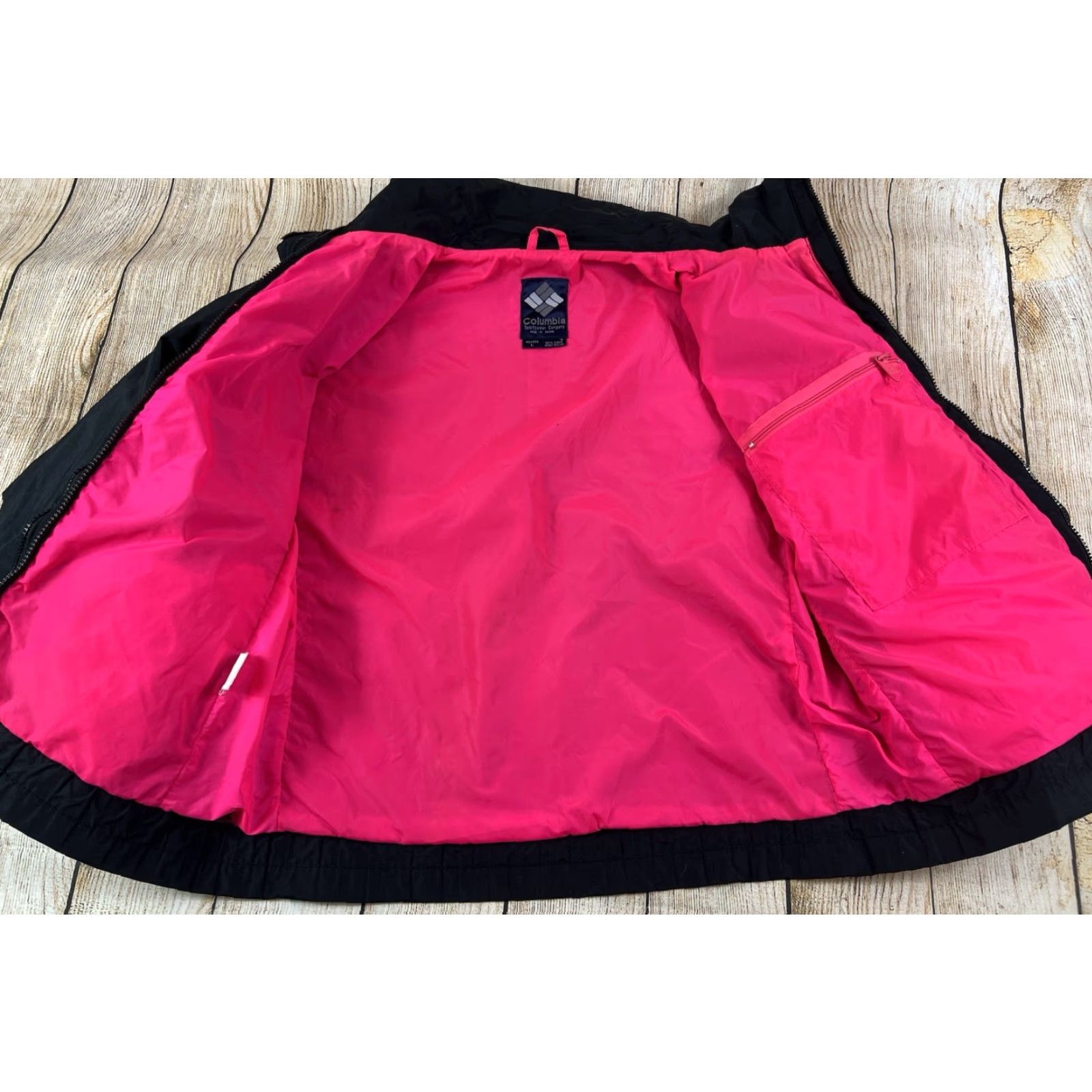 Vintage VINTAGE Columbia Whirlibird Jacket Women Long Sleeve Zip Black Large Waterproof Pocketed Model Ski Jacket Size L / US 10 / IT 46 - 3 Thumbnail