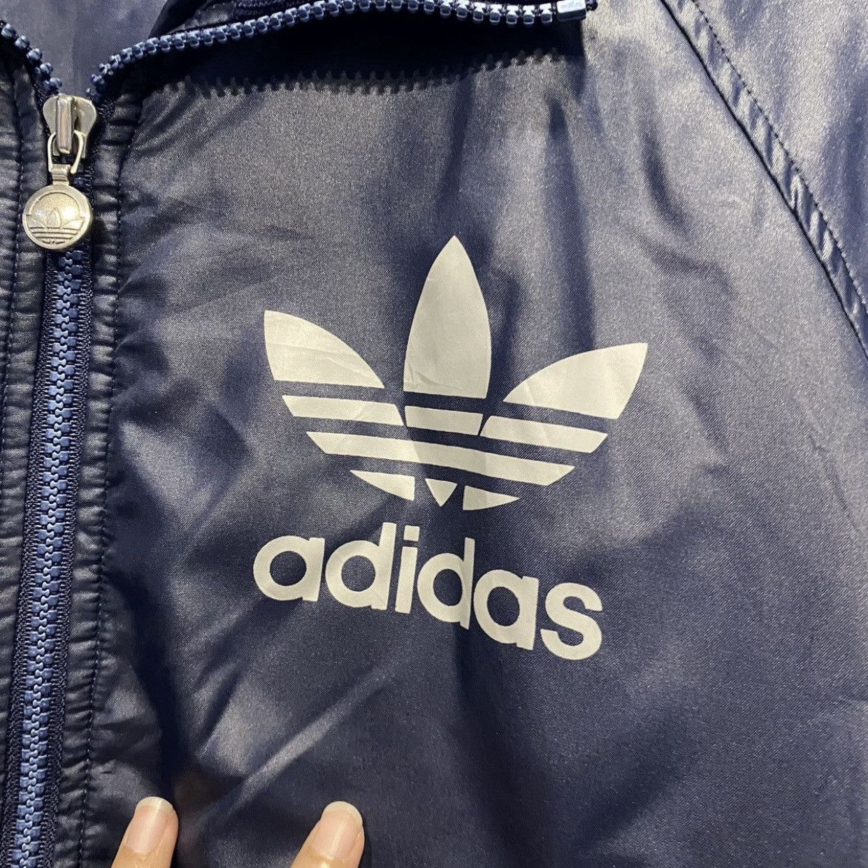 Adidas VTG Adidas Trefoil logo light bomber jacket West Germany 80s Size US M / EU 48-50 / 2 - 9 Thumbnail