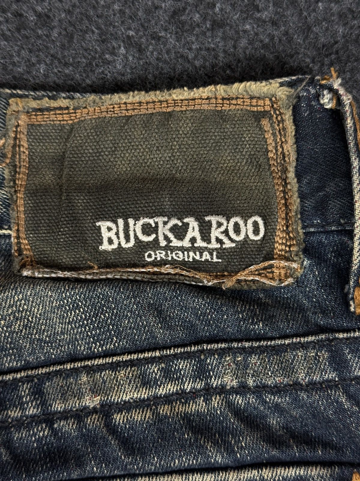 Japanese Brand Vintage Rare Design Distressed Denim Buckaroo Jeans Size US 32 / EU 48 - 7 Thumbnail