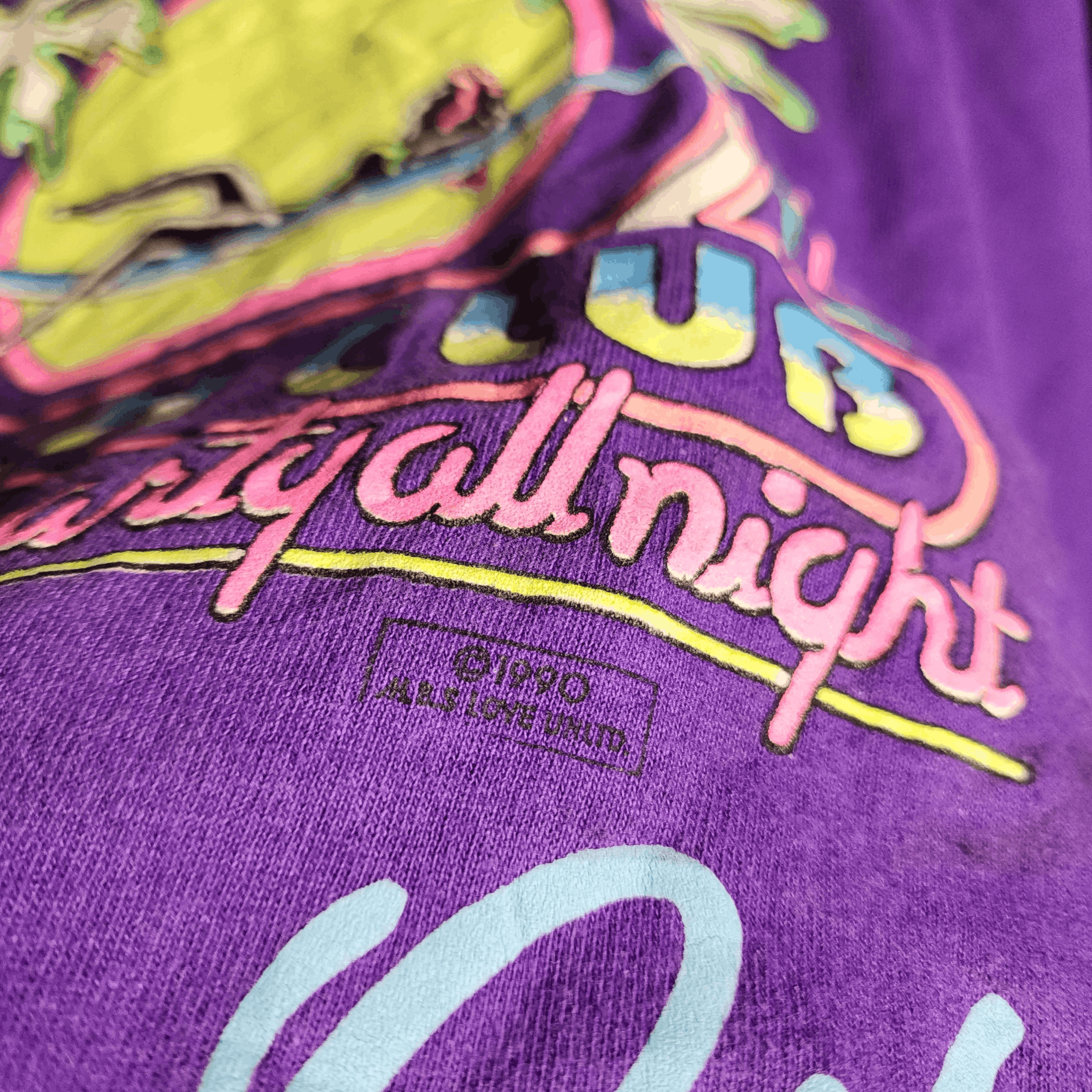 Vintage Vintage 1990 Lazy Girls Beach Club Atlantic City tees Fotl Size US XXL / EU 58 / 5 - 4 Thumbnail