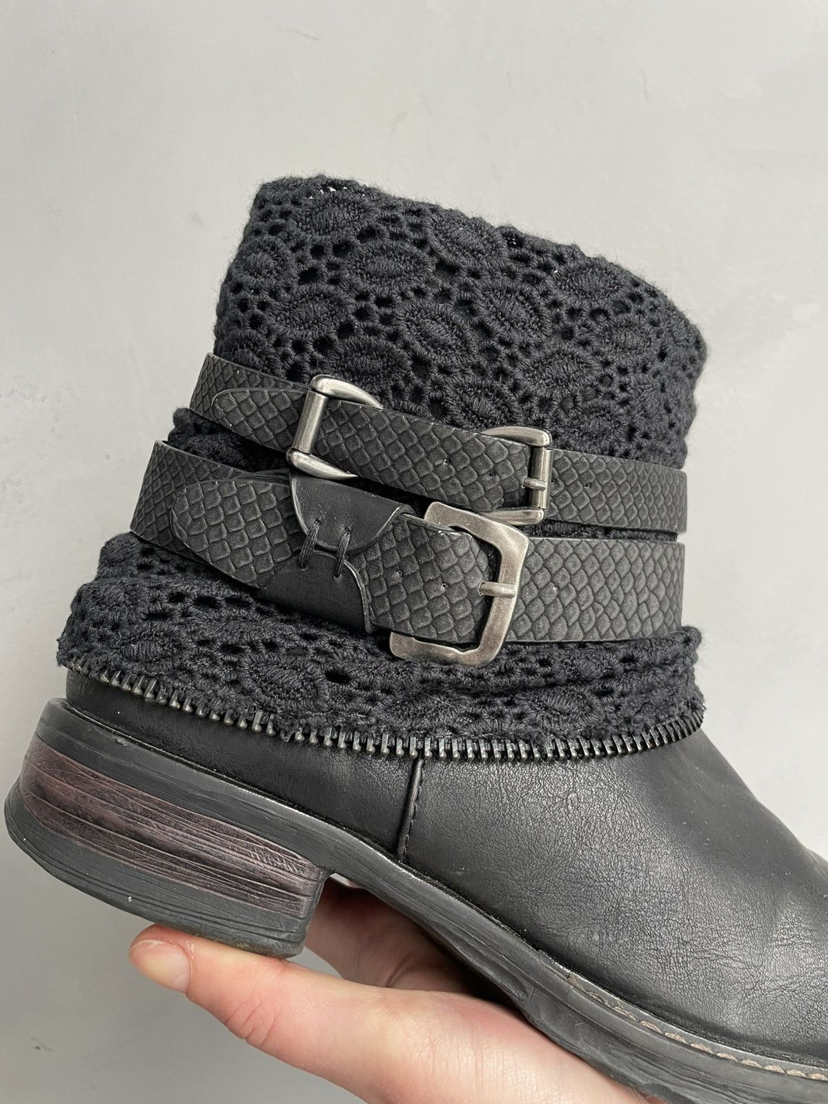 A.S.98 Vintage opium Belted Boots Leather A.S. 98 style Size US 7 / EU 40 - 4 Thumbnail