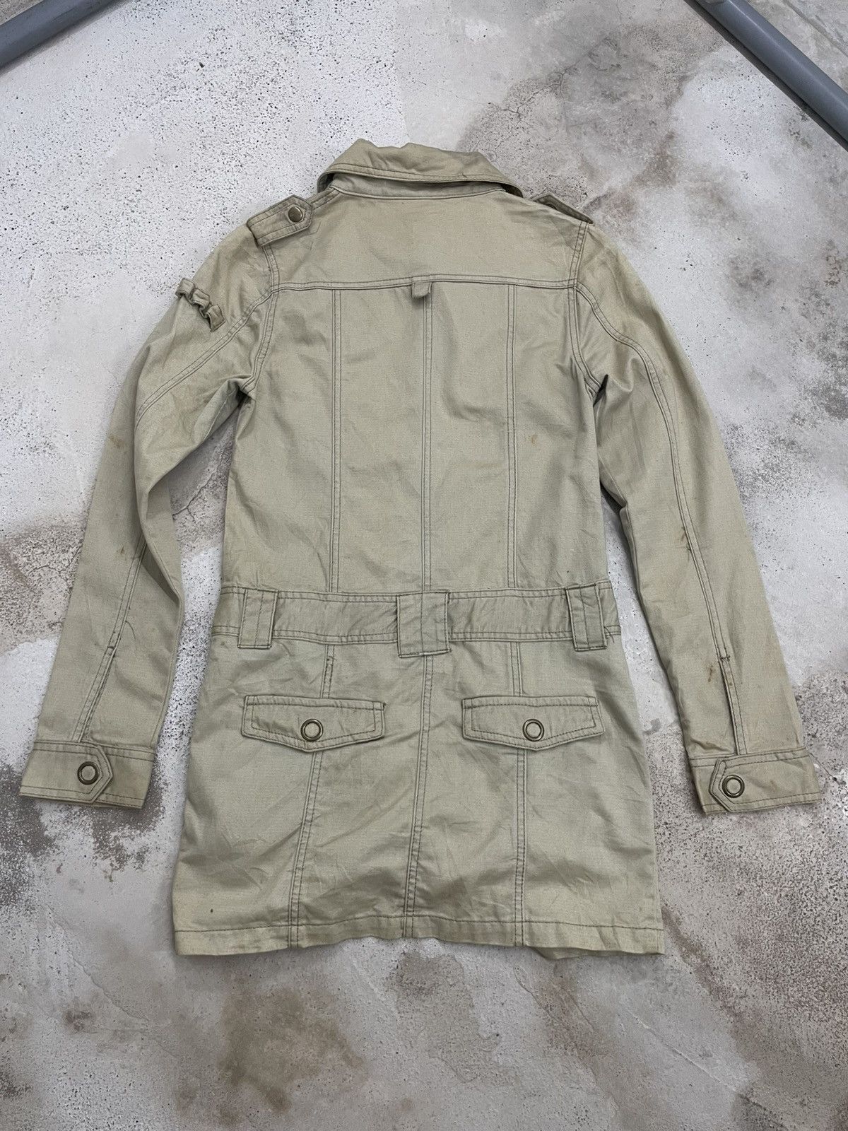 Japanese Brand Upper Freaks Long Jacket Bondage City Belt Rusty Size S / US 4 / IT 40 - 2 Thumbnail
