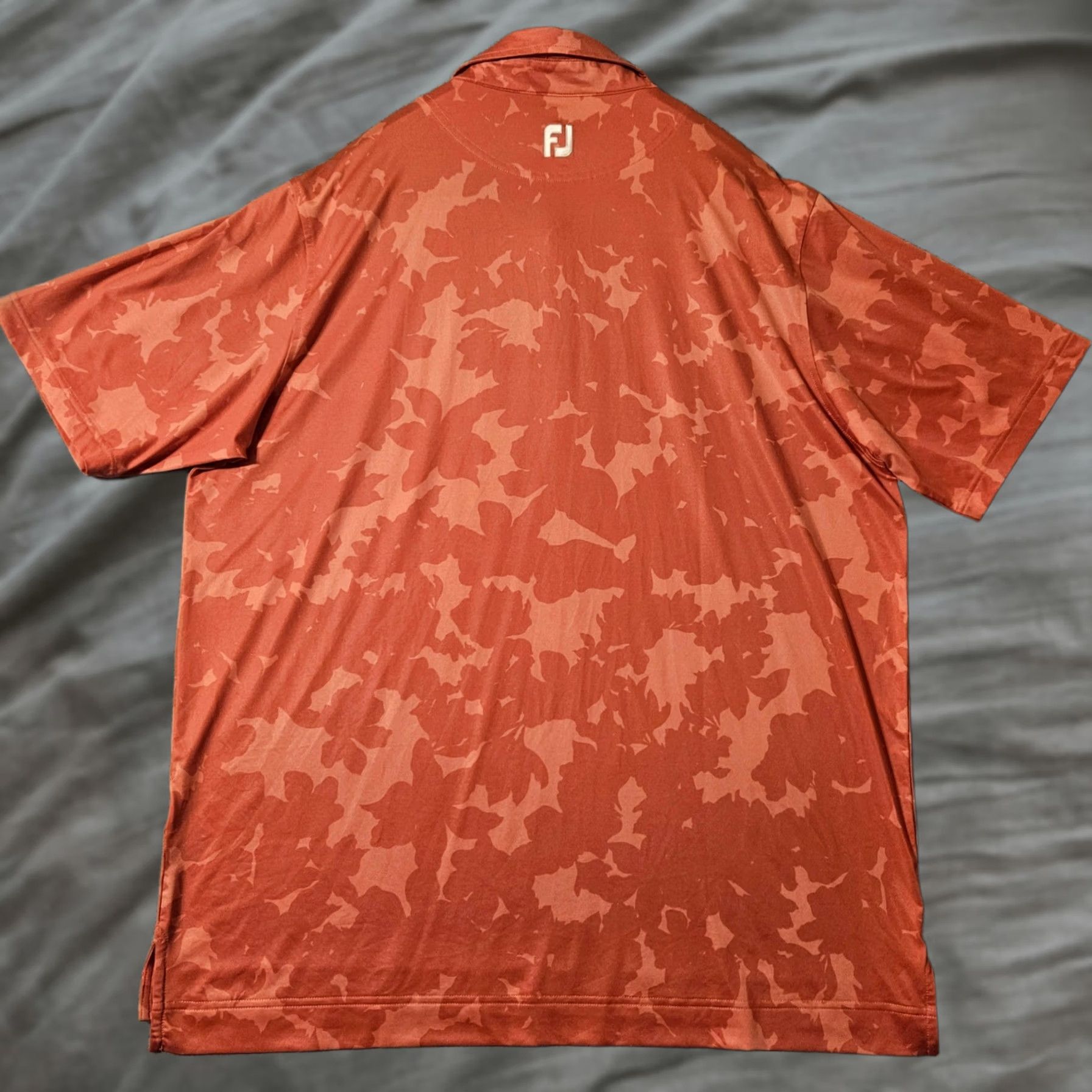 Footjoy FootJoy Mens Pink Camo Polo Shirt XL Regular Performance Golf Stretch Size US XL / EU 56 / 4 - 1 Thumbnail