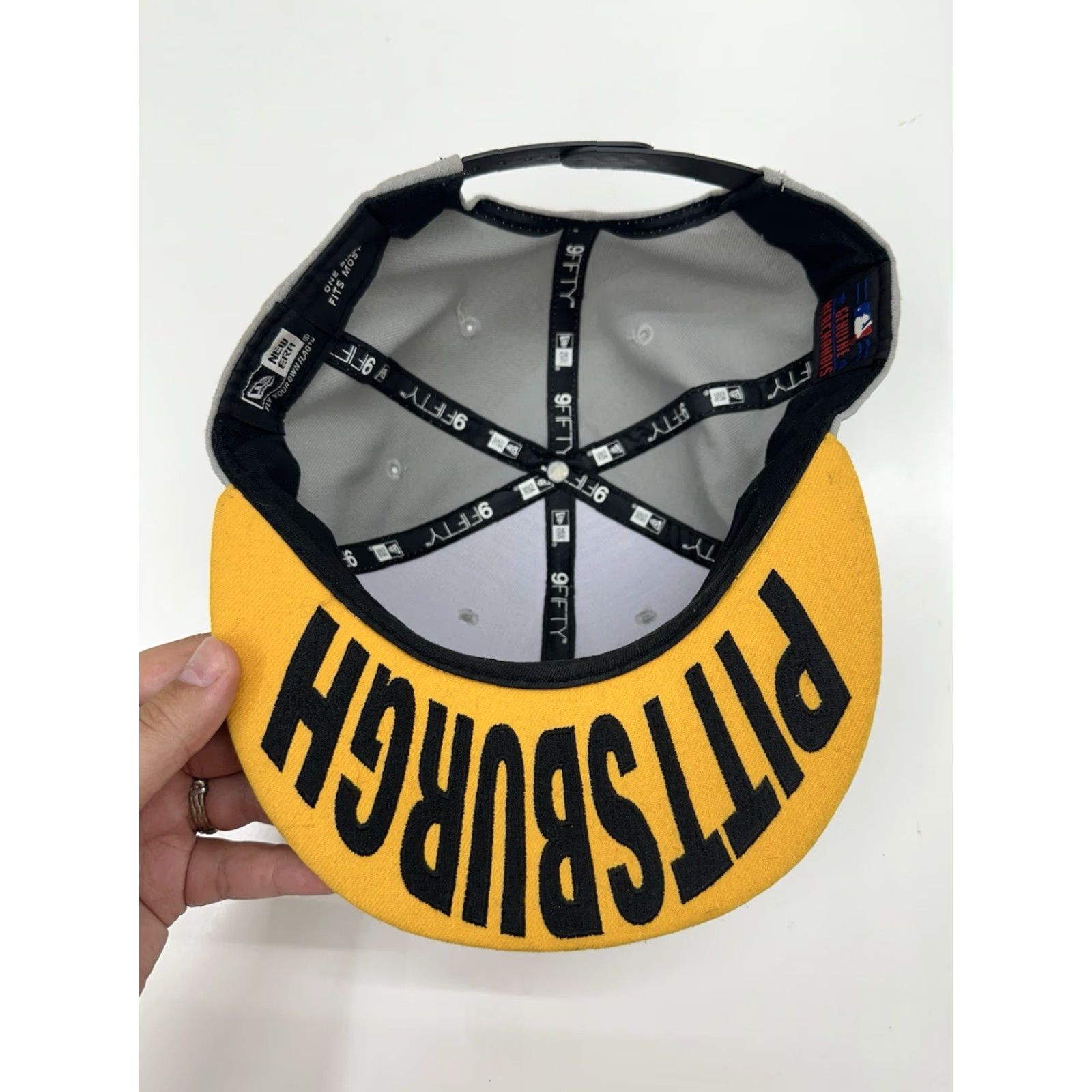 New Era New Era Pittsburgh Pirates MLB Hat Snapback Gray Canvas One Size Men Adjustable Breathable Lightweight casual, sport Classic - Flatbrim Size ONE SIZE - 5 Thumbnail