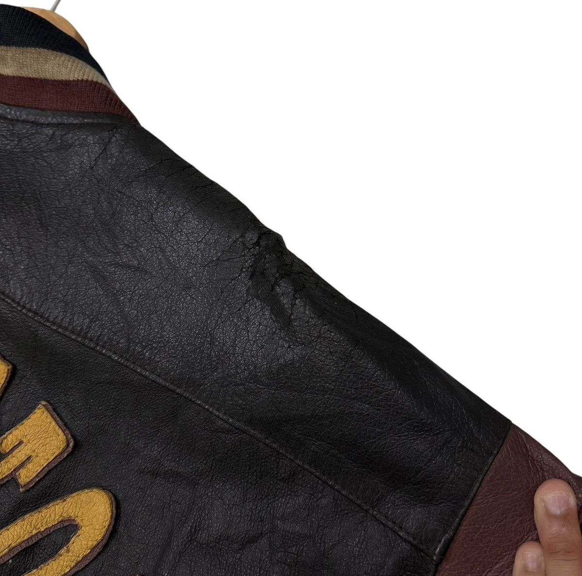 NFL Washington Redskins Zipper Leather Jacket