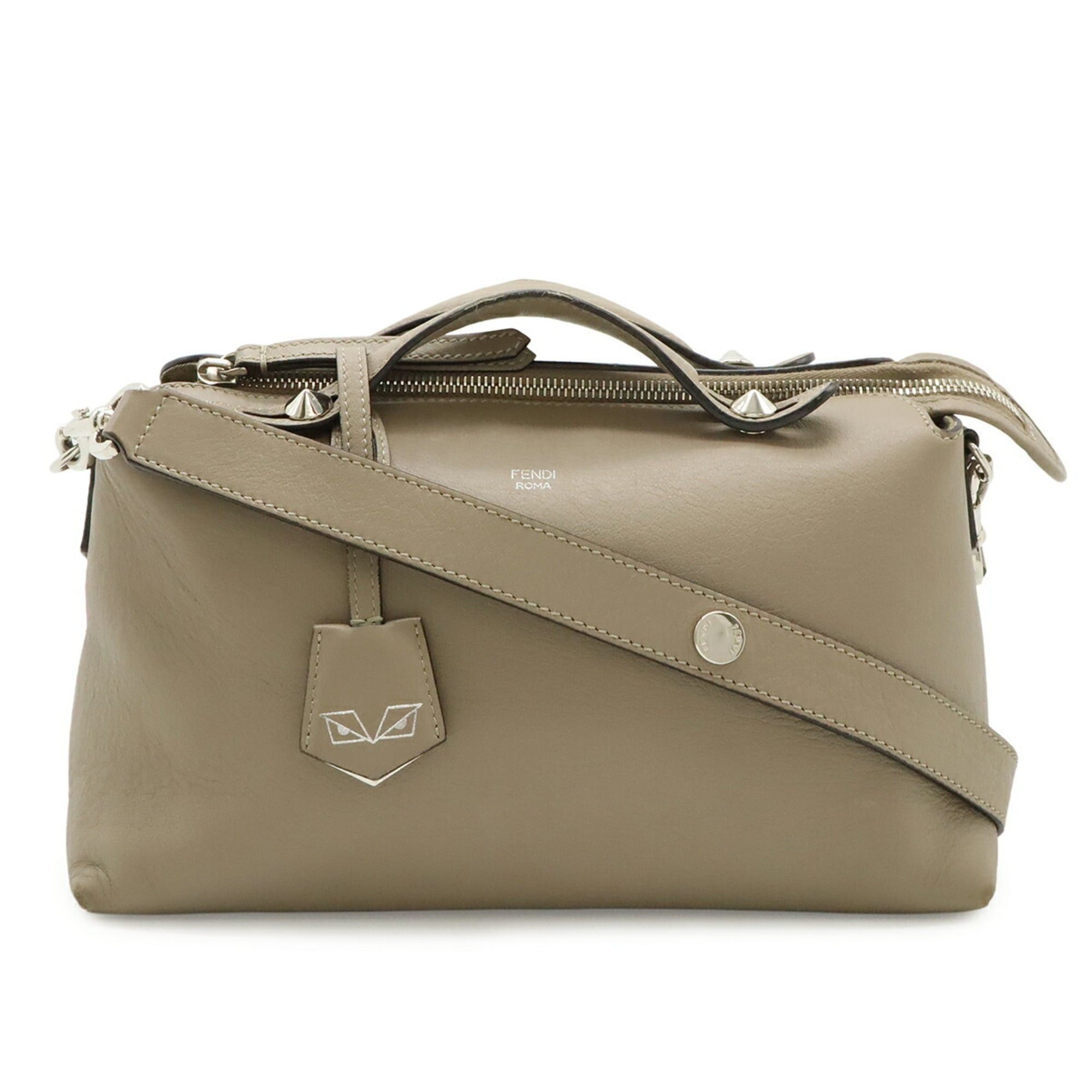 Fendi FENDI BY THE WAY Medium Handbag/Shoulder Bag, Leather, Greige, 8BL124 Size ONE SIZE - 1 Thumbnail