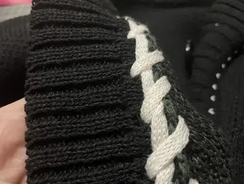 Japanese Brand Hamada x Chiba Black y2k star cardigan knitwear Size US L / EU 52-54 / 3 - 8 Thumbnail