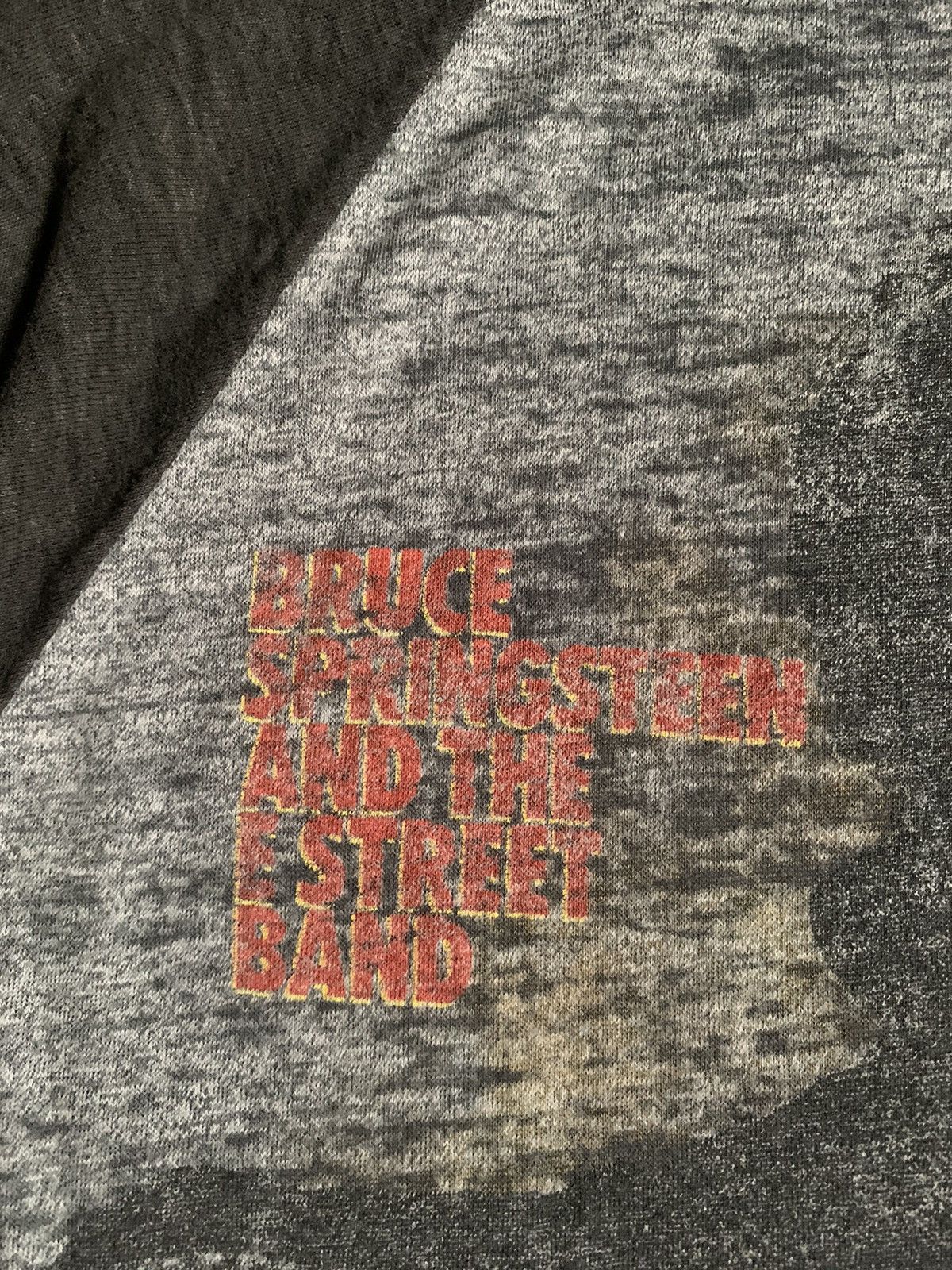Band Tees Vintage 80s Bruce Springsteen Word Tour 84-85 Raglan Tee erd Size US M / EU 48-50 / 2 - 2 Thumbnail