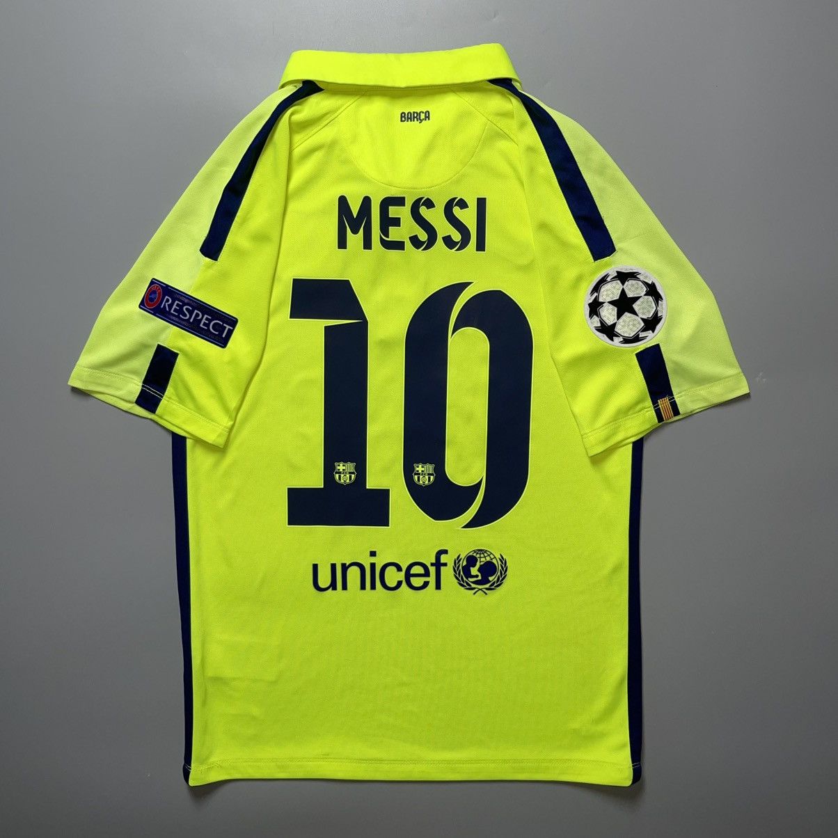 BARCELONA NIKE 2014/2015 FOOTBALL THIRD JERSEY #10 MESSI