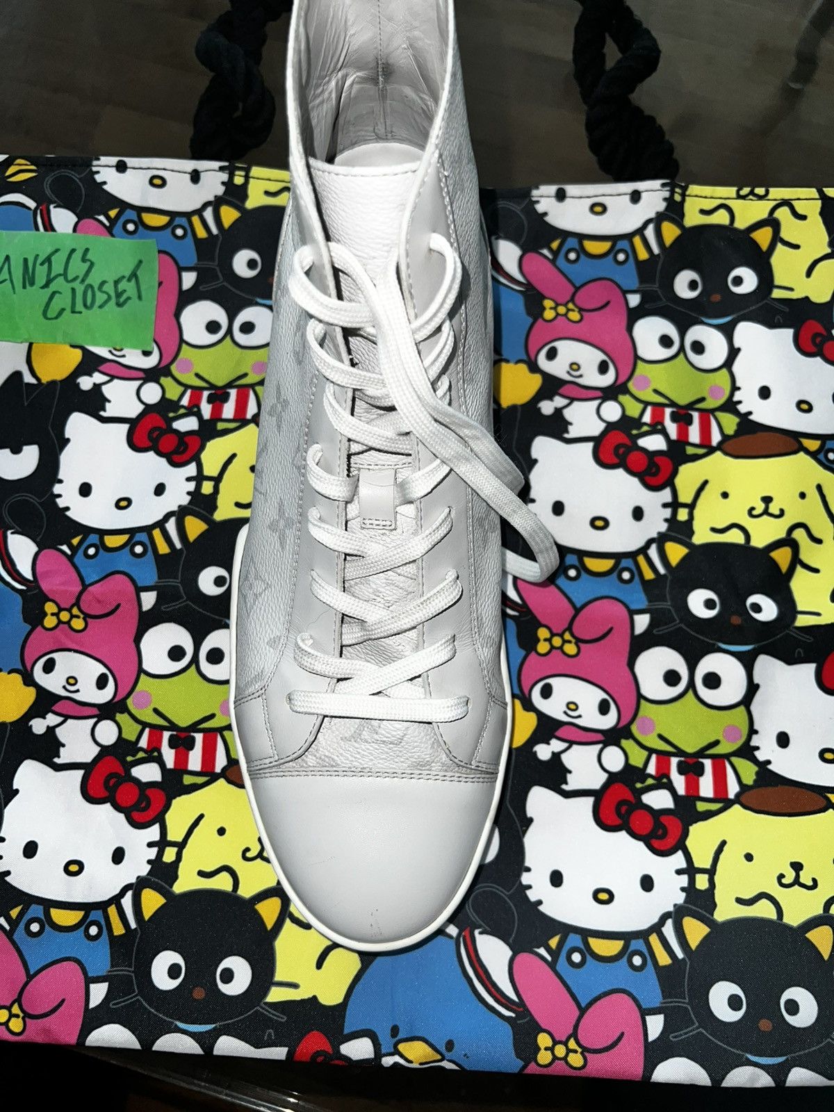 Louis Vuitton SS2017 Louis Vuitton Classic Monogram High-Tops Size US 9.5 / IT 39.5 - 5 Thumbnail