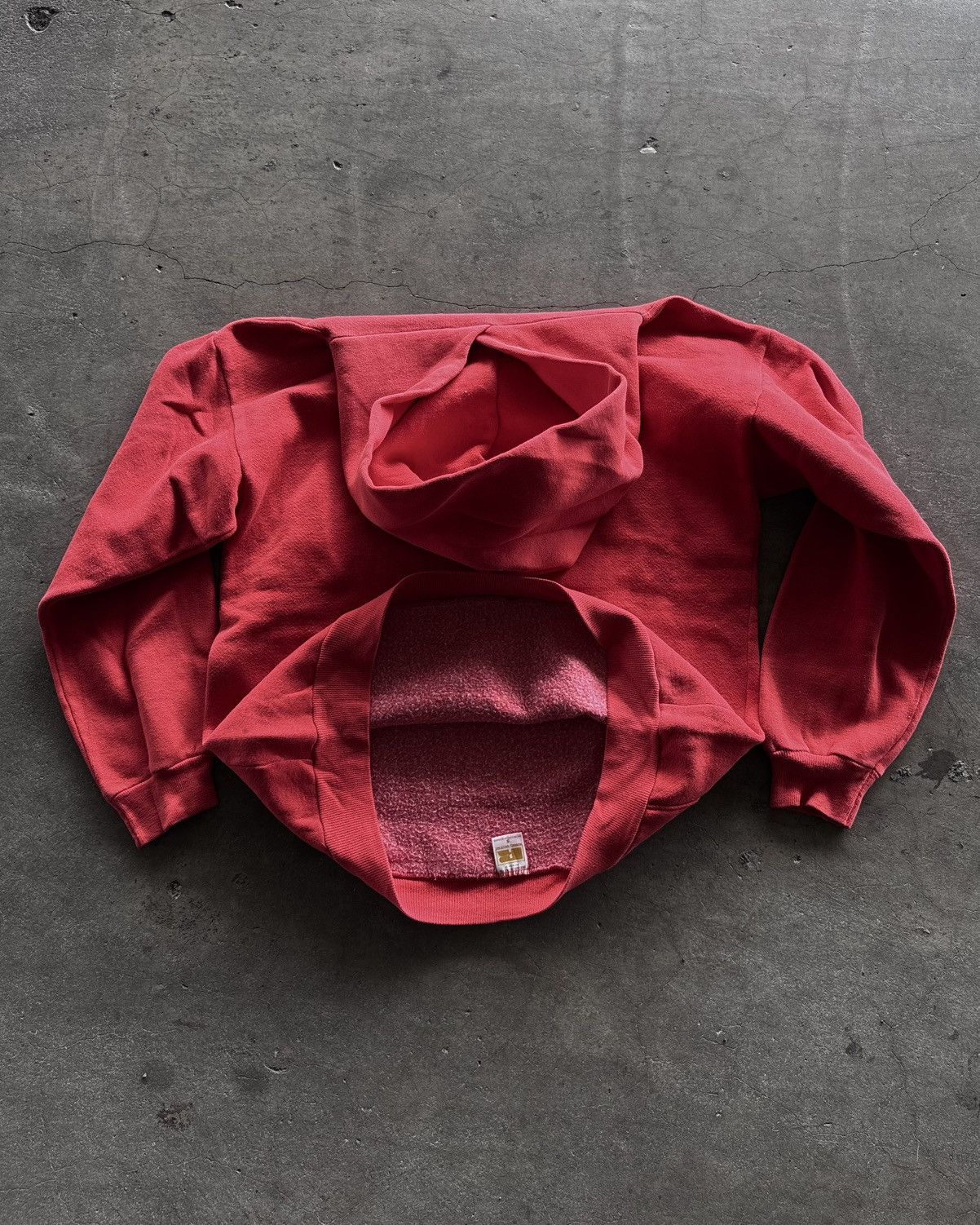 Russell Athletic 70s Russell Athletic Girls Track Faded Red Hoodie Size US S / EU 44-46 / 1 - 5 Thumbnail