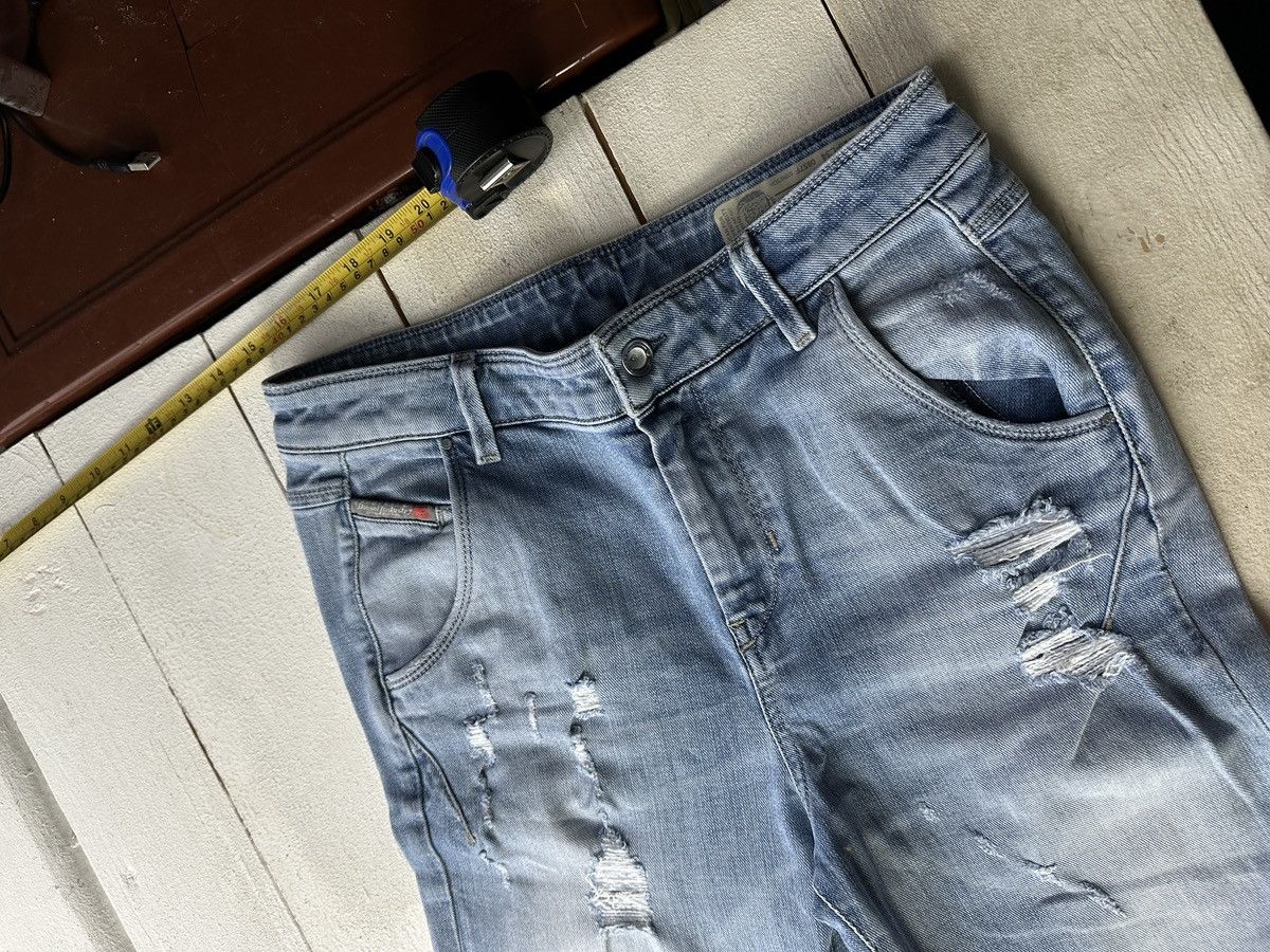 Diesel 🚨 DIESEL AVANT GARDE GOTHIC WOMEN JEANS LOGO IFSIXWASNINE Size 25" / US 0 / IT 36 - 2 Thumbnail