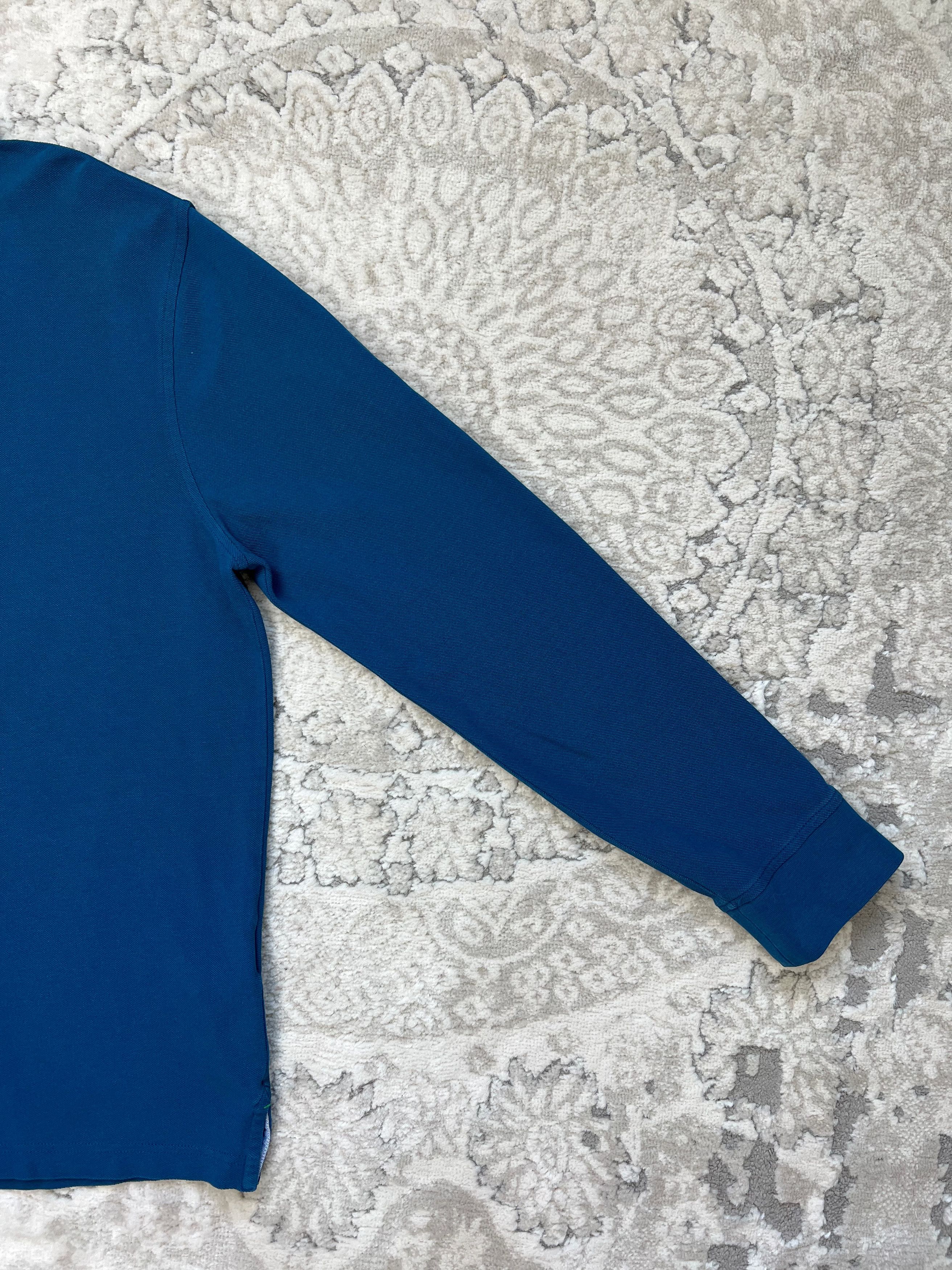 Tommy Hilfiger Tommy Hilfiger Long Sleeve Polo Shirt XL – Teal Blue Size US XL / EU 56 / 4 - 6 Thumbnail