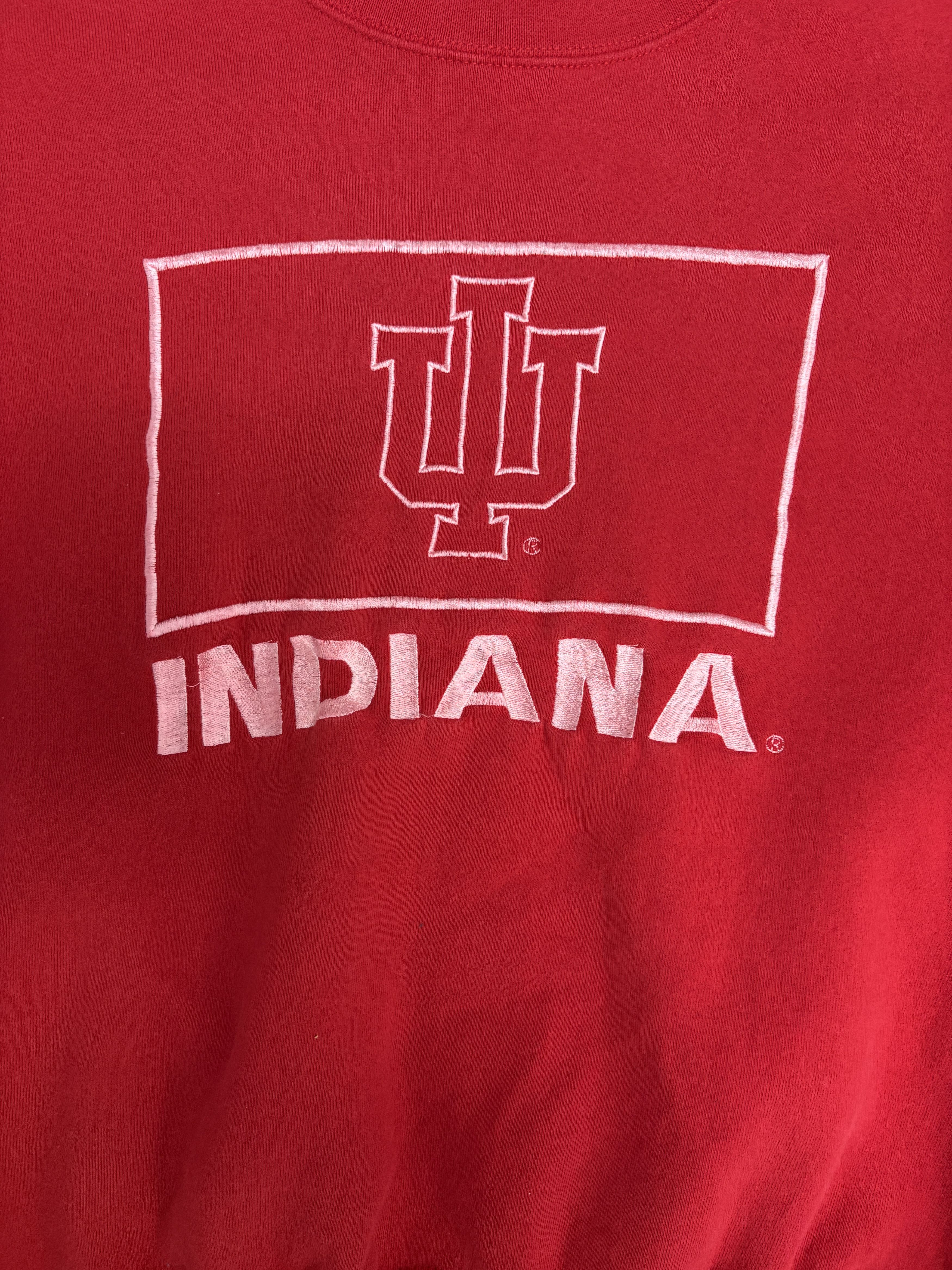 Vintage Indiana Hoosiers Embroidered Vintage Red Sweater Crewneck Size US M / EU 48-50 / 2 - 2 Thumbnail