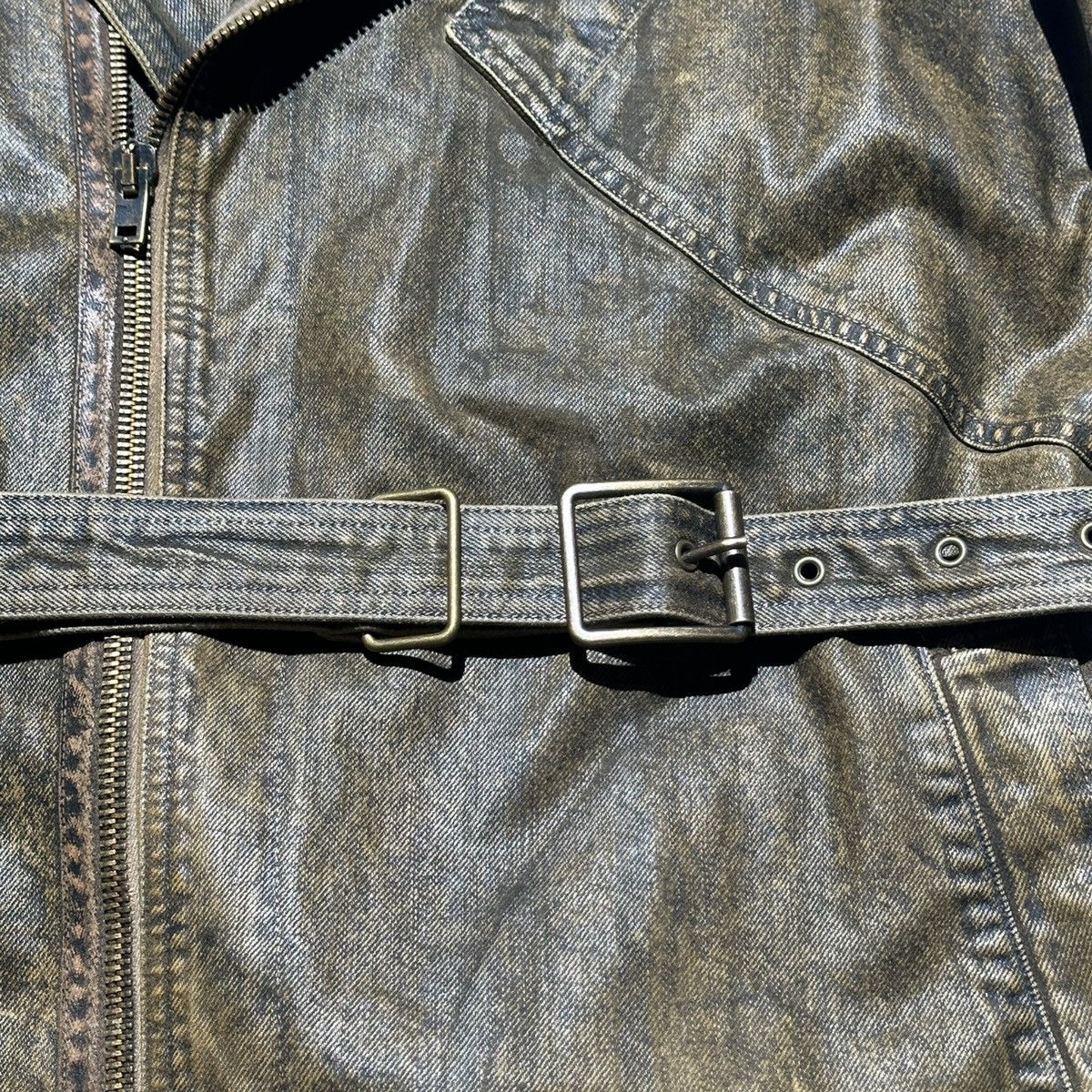 Acne Studios $1,500 New season waxed gradient denim belted trench coat Size US M / EU 48-50 / 2 - 4 Thumbnail