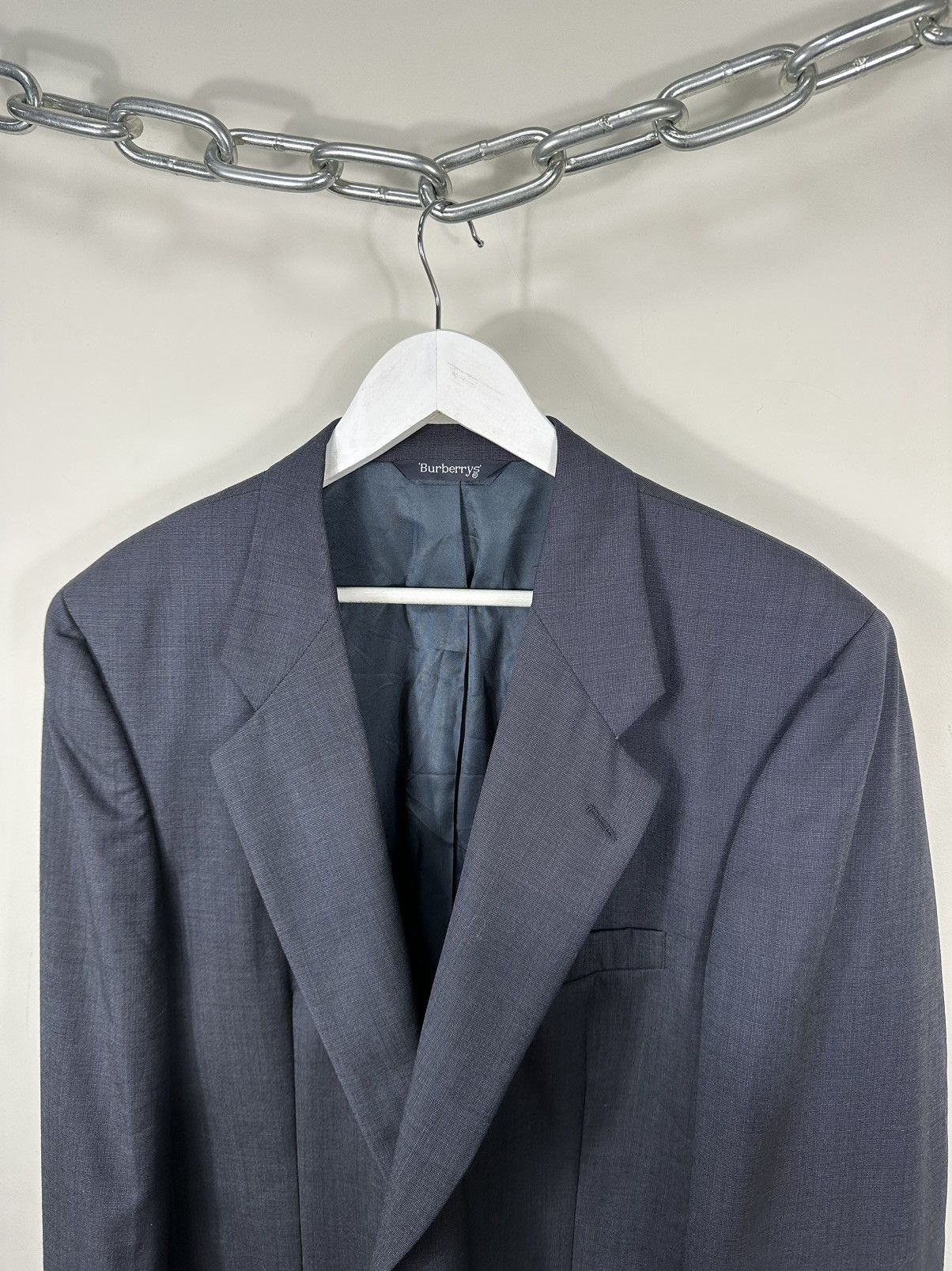 Burberry Vintage Burberry Luxury Designer Archival Wool Blazer Jacket Size 50R - 3 Thumbnail