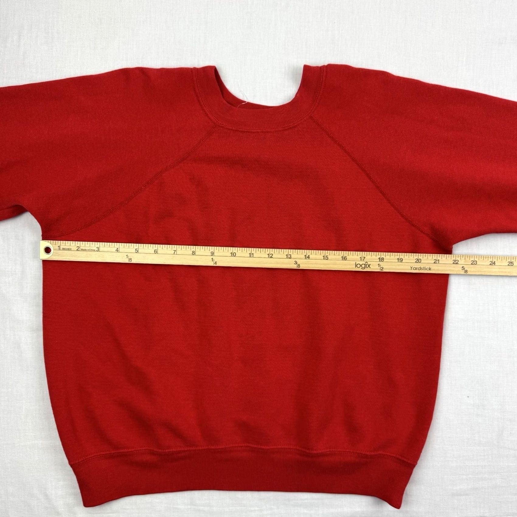 Gap VINTAGE Gap Sweatshirt Womens XL Crew Neck Red 80s Hipster Raglan Pullover USA Activewear Mens Girls Womens Size XL / US 12-14 / IT 48-50 - 6 Thumbnail