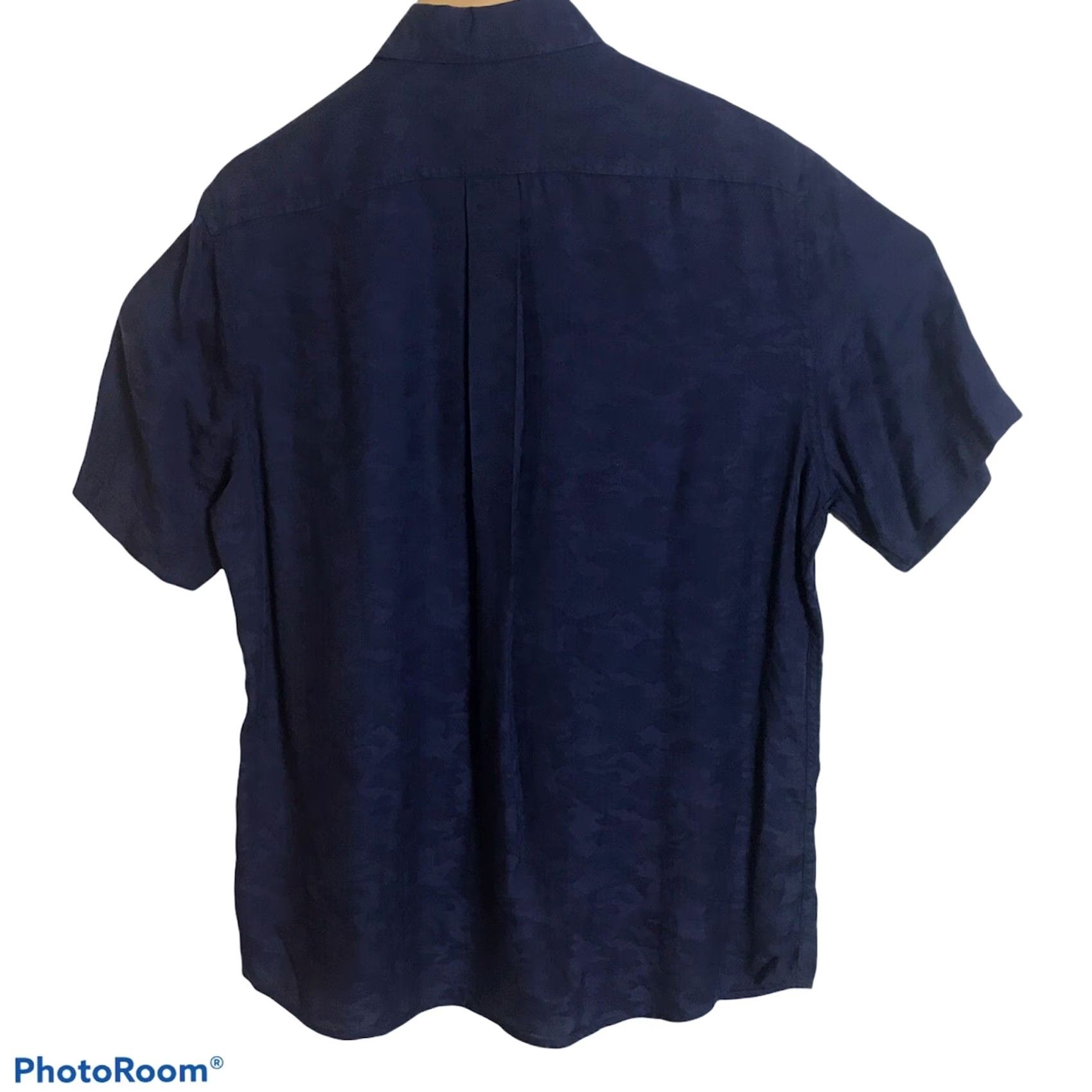 Southern Tide Southern Tide Shirt Mens Medium Dock CAMO Sport Button Up True Navy Lyocell Size US M / EU 48-50 / 2 - 5 Thumbnail