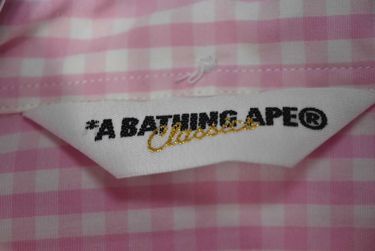 Bape Checkered Button Up S/S Shirt Size US S / EU 44-46 / 1 - 6 Thumbnail