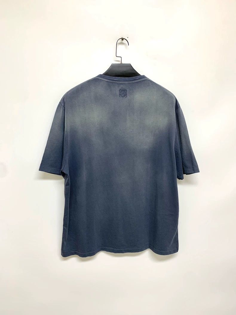 Loewe LOEWE Logo embroidered blue short sleeve T-shirt Size M / US 6-8 / IT 42-44 - 2 Thumbnail