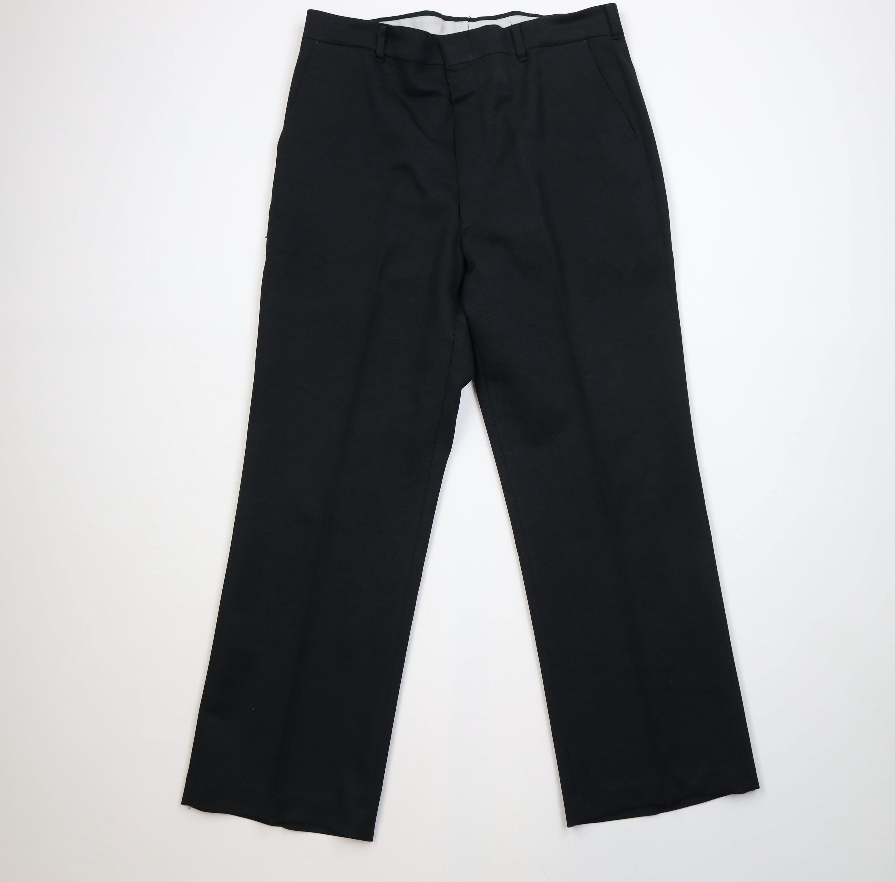 Vintage Vintage 70s Streetwear Flared Wide Leg Chino Pants Black USA Size US 36 / EU 52 - 1 Thumbnail