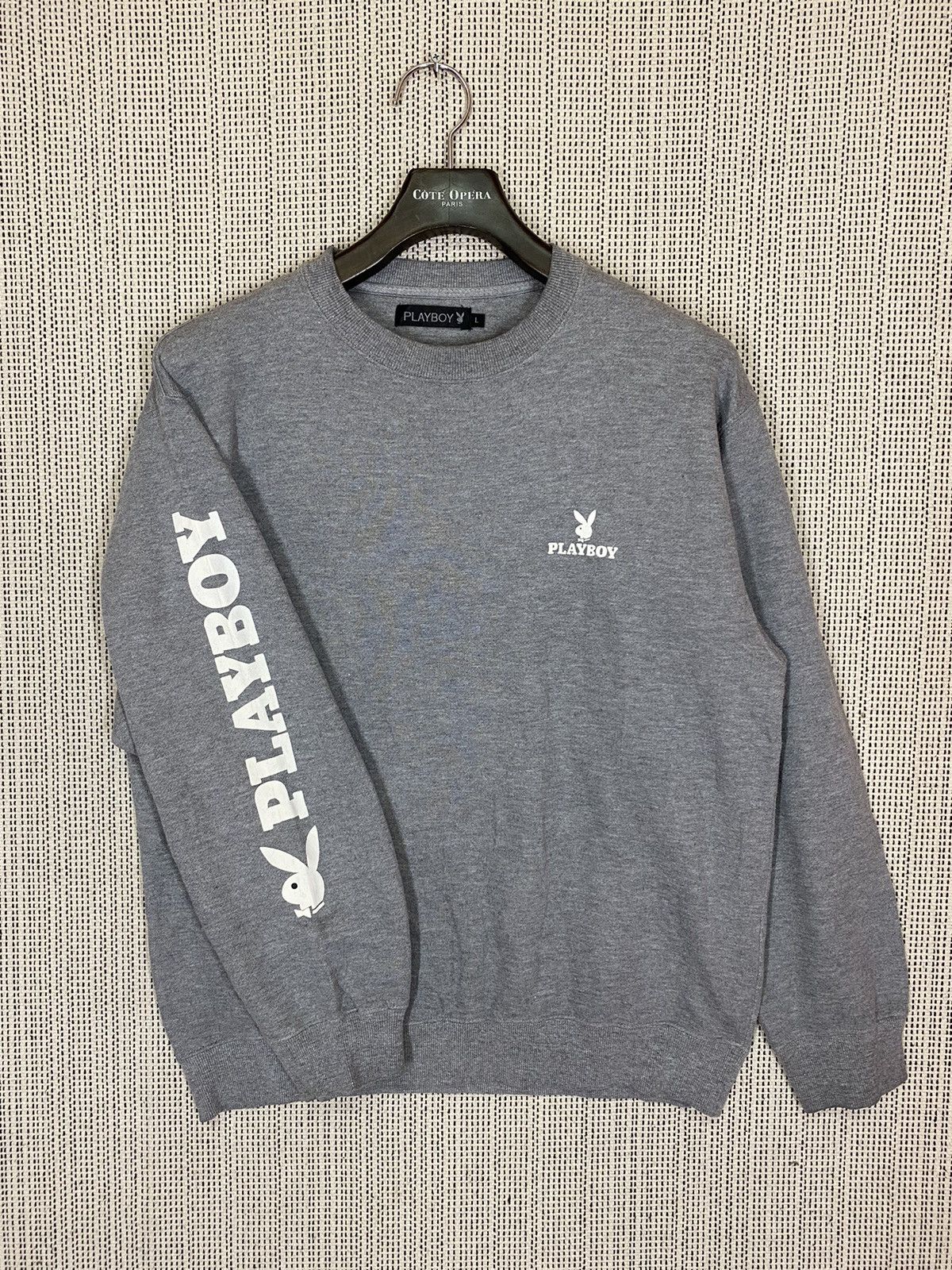 Playboy × Vintage vintage playboy spell out big logo sweatshirt crewneck Size US L / EU 52-54 / 3 - 2 Thumbnail