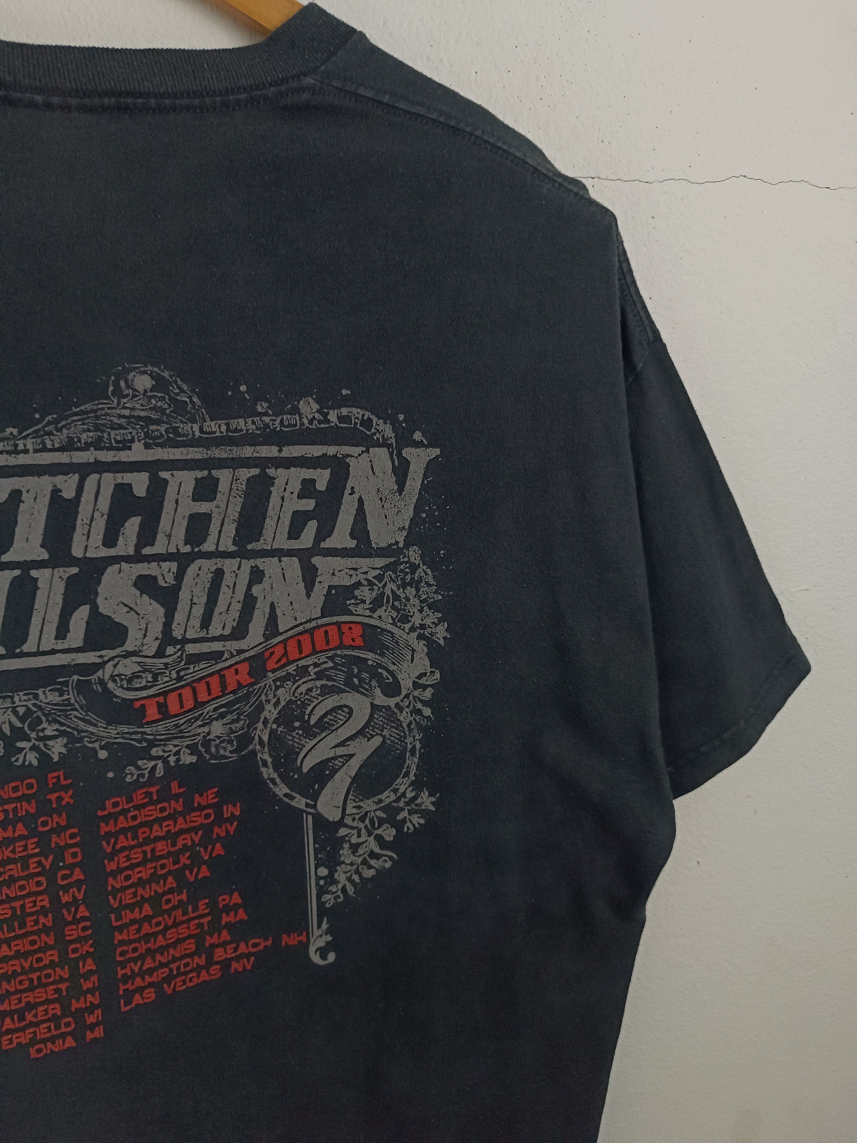 Vintage THRASH FADED VINTAGE '08 GRETCHEN WILSON TOUR TEE kid rock Size US XL / EU 56 / 4 - 13 Thumbnail