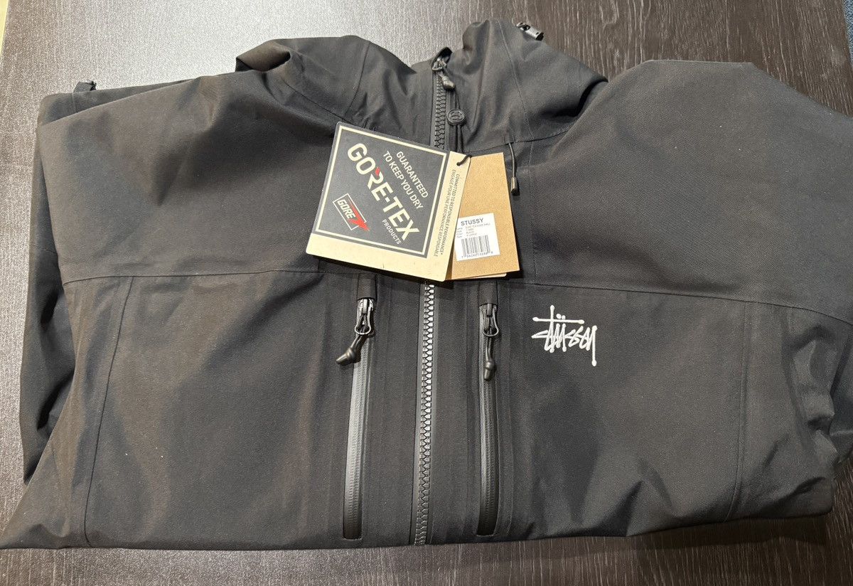 Stussy NEW Stussy Black Gore tex Guide Shell Jacket Size XL Size US XL / EU 56 / 4 - 3 Thumbnail