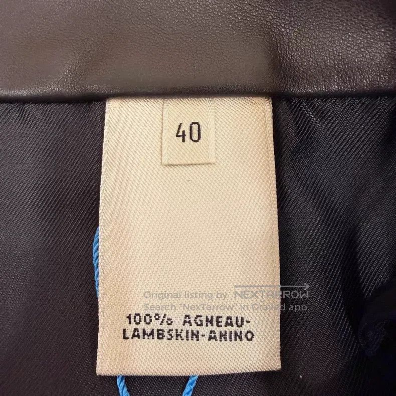 Hermes Hermes Black Lamb Leather Skirt Size 26" / US 2 / IT 38 - 4 Thumbnail