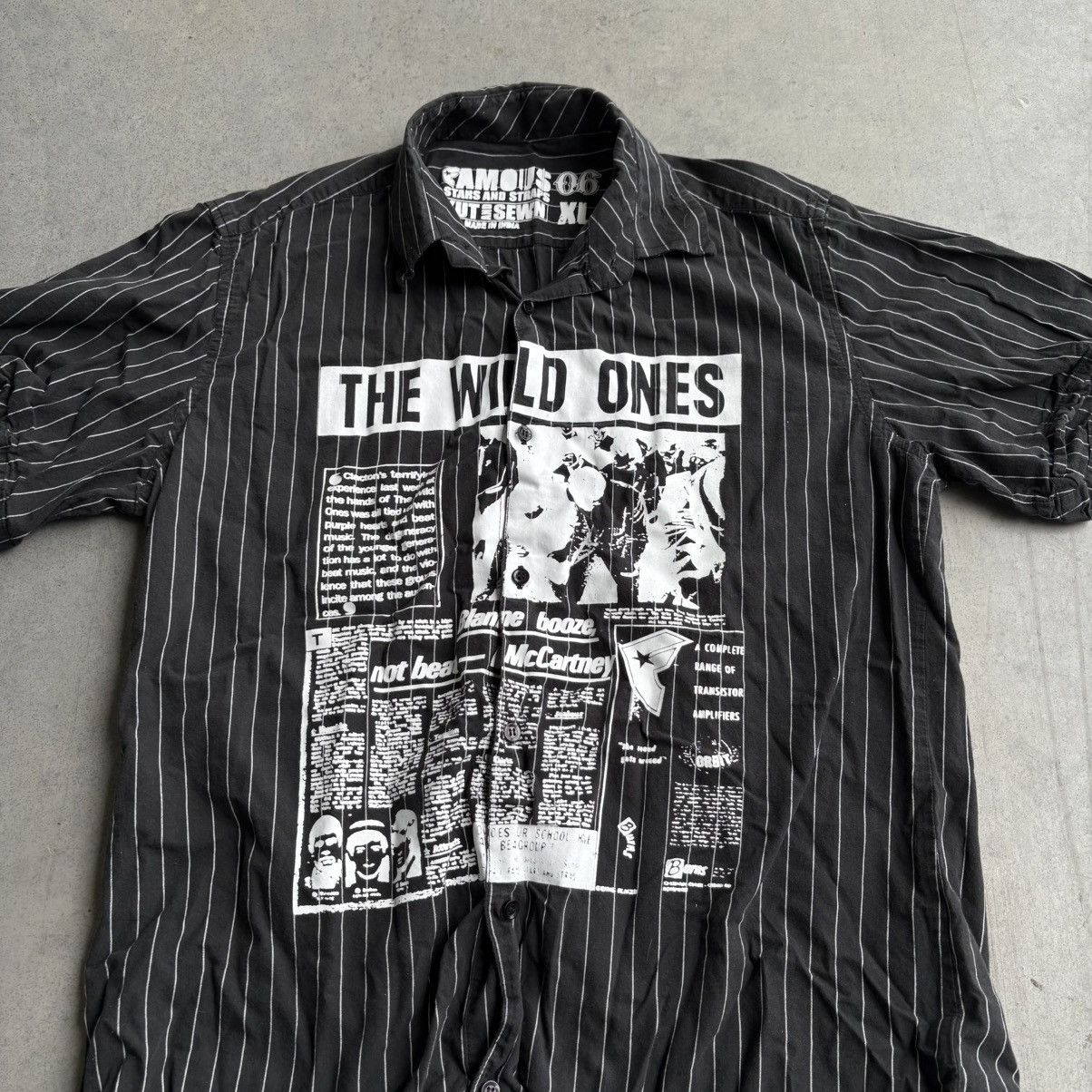 Famous Stars And Straps Vintage Y2K Famous Stars and Straps Black and White Polo XL Size US XL / EU 56 / 4 - 2 Thumbnail