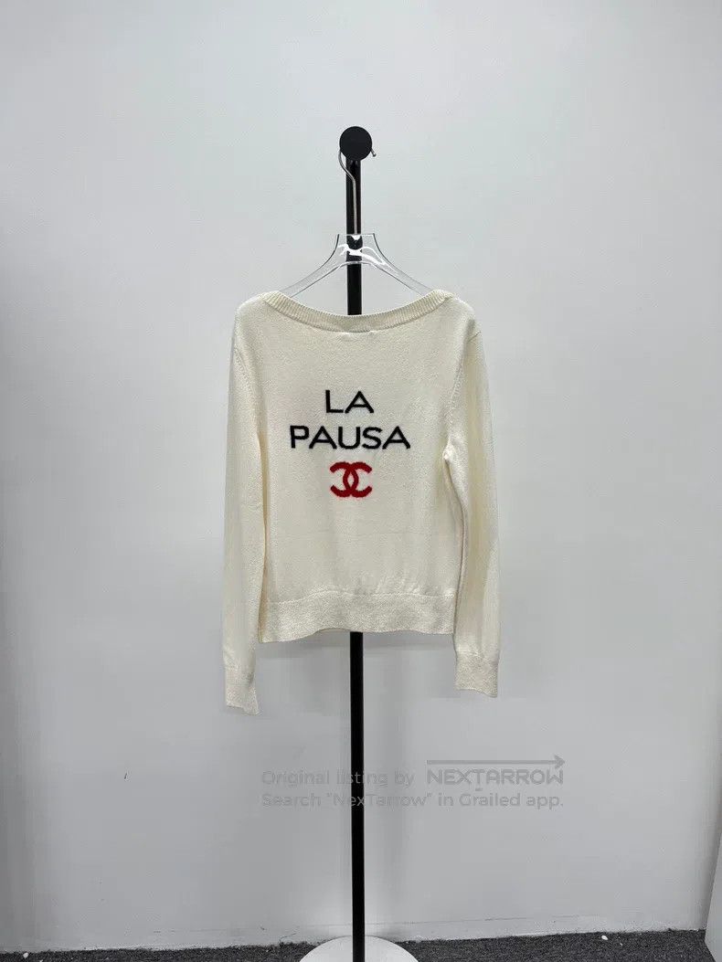 Chanel Chanel Round-neck knitwear sweater Size XXS / US 00 / IT 34 - 2 Thumbnail