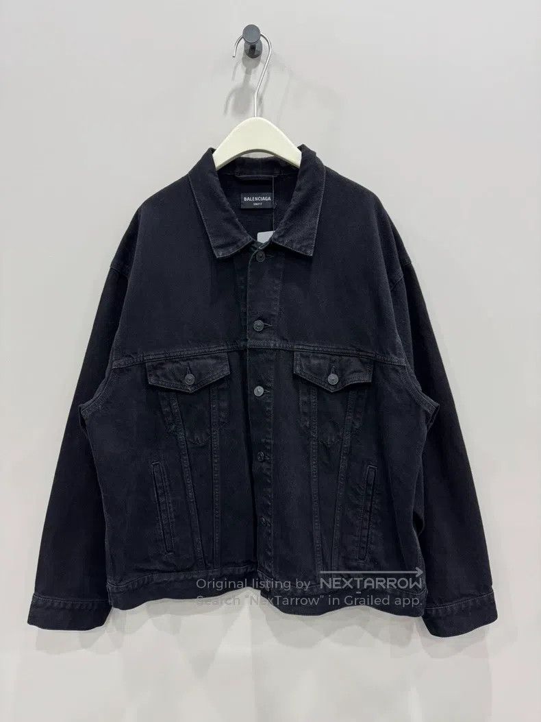 Balenciaga Balenciaga Black and yellow checkered denim jacket Size US XS / EU 42 / 0 - 1 Thumbnail