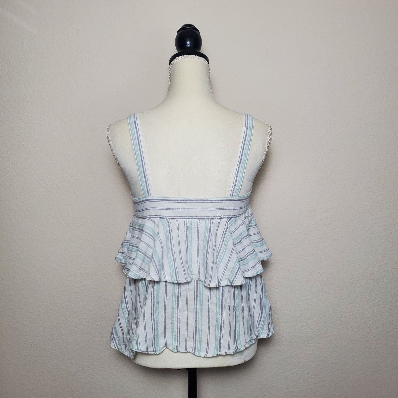 Nordstrom Abound Tiered Striped Top Small Size S / US 4 / IT 40 - 3 Thumbnail