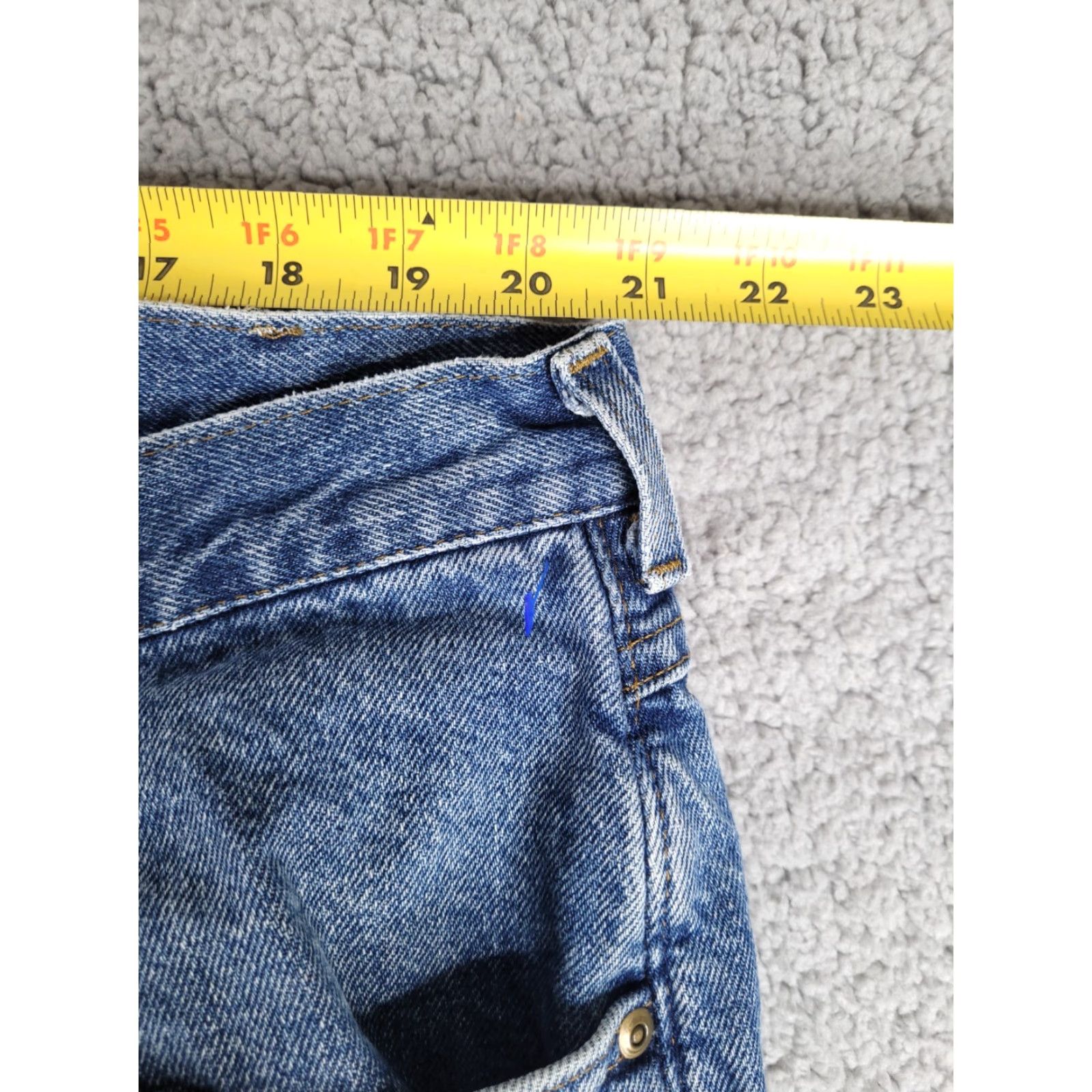 Vintage L.L. Bean Jeans Mens 41x31 Flannel Lined Relaxed Straight Blue 41 MS Medium Wash Size US 41 - 7 Thumbnail
