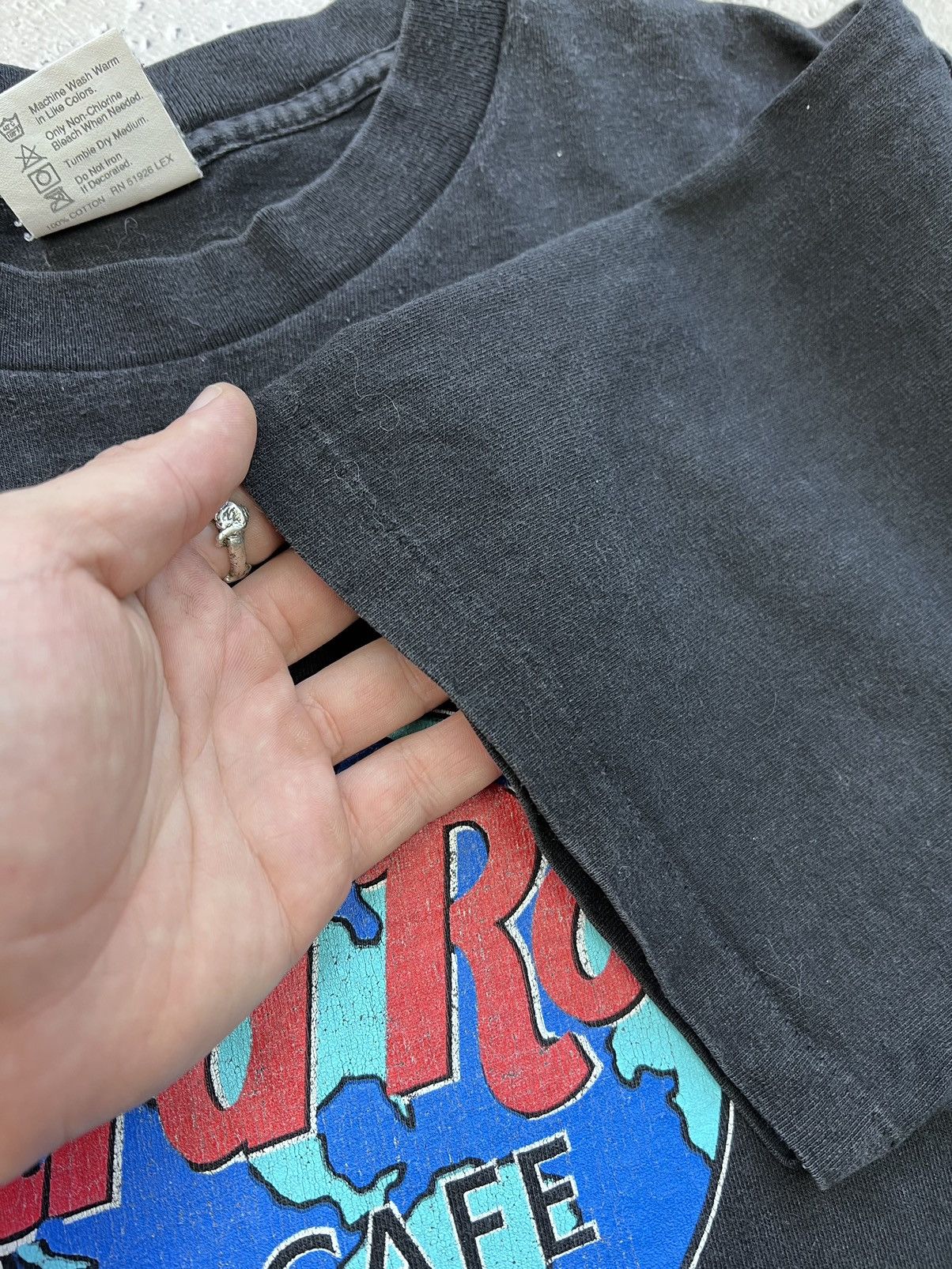 Hard Rock Cafe × Vintage Hard Rock Cafe Orlando vintage Tshirt 90s SINGLE STITCH Size US L / EU 52-54 / 3 - 6 Thumbnail