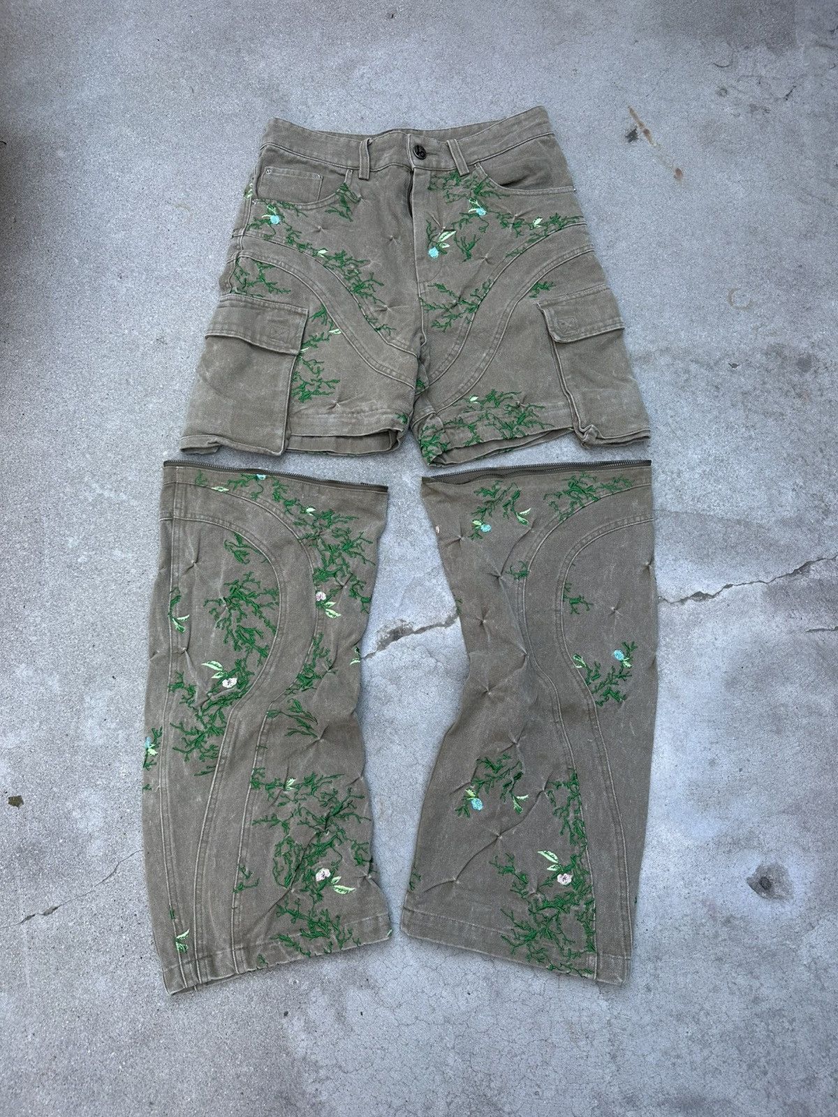 Bad Son Badson brown cargos pants/shorts convertible Size US 30 / EU 46 - 1 Thumbnail