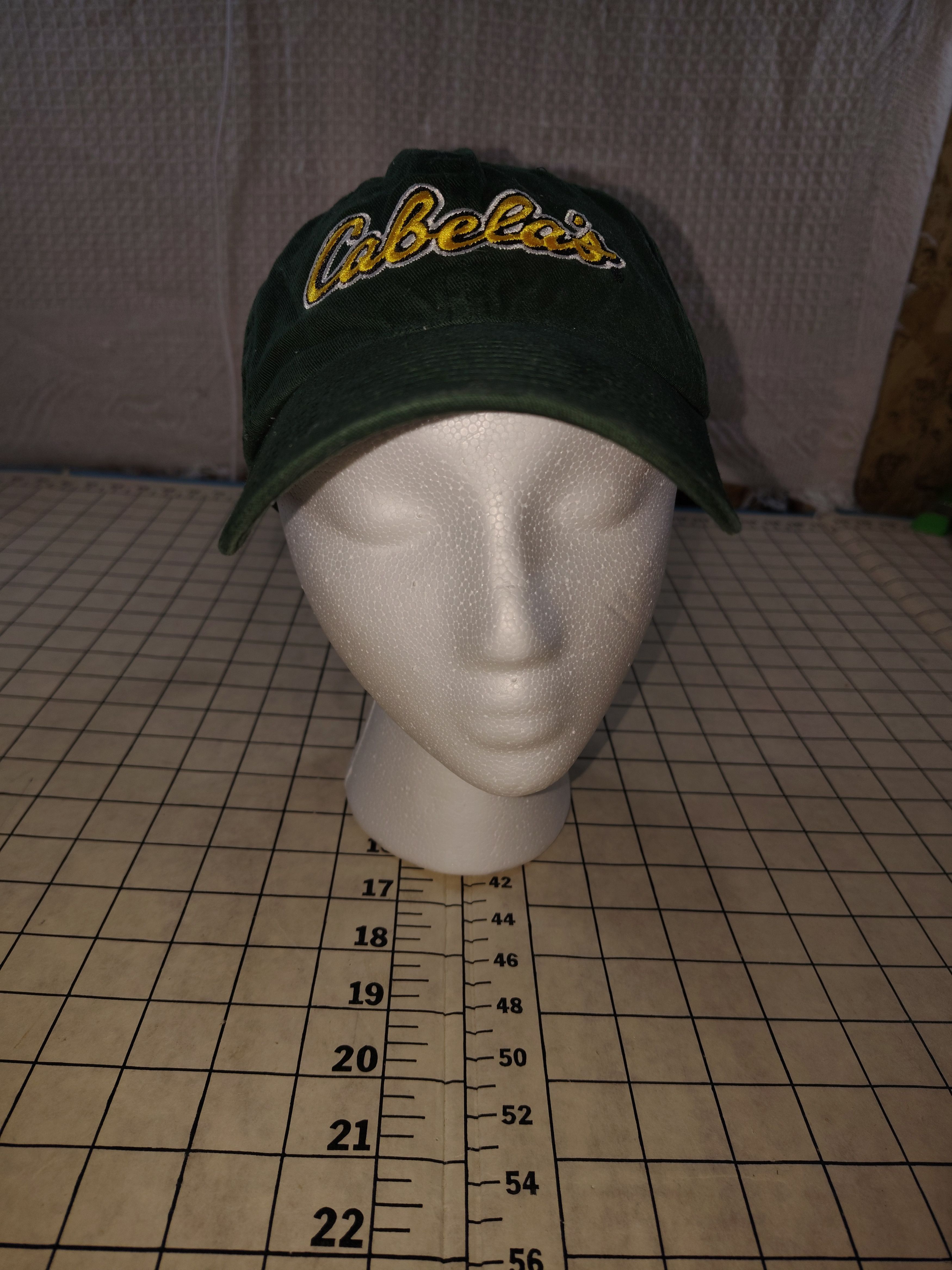 Cabelas Men's Vintage 90's Green Cabela's Adjustable Hat Size ONE SIZE - 3 Thumbnail