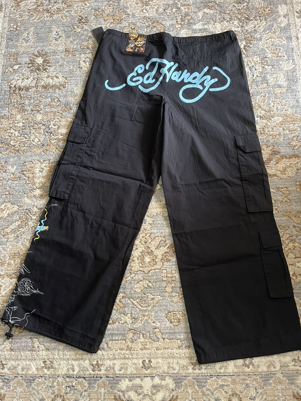 Ed Hardy GRAPHIC BAGGY NYLON ED HARDY SWEATS Size US 32 / EU 48 - 6 Thumbnail