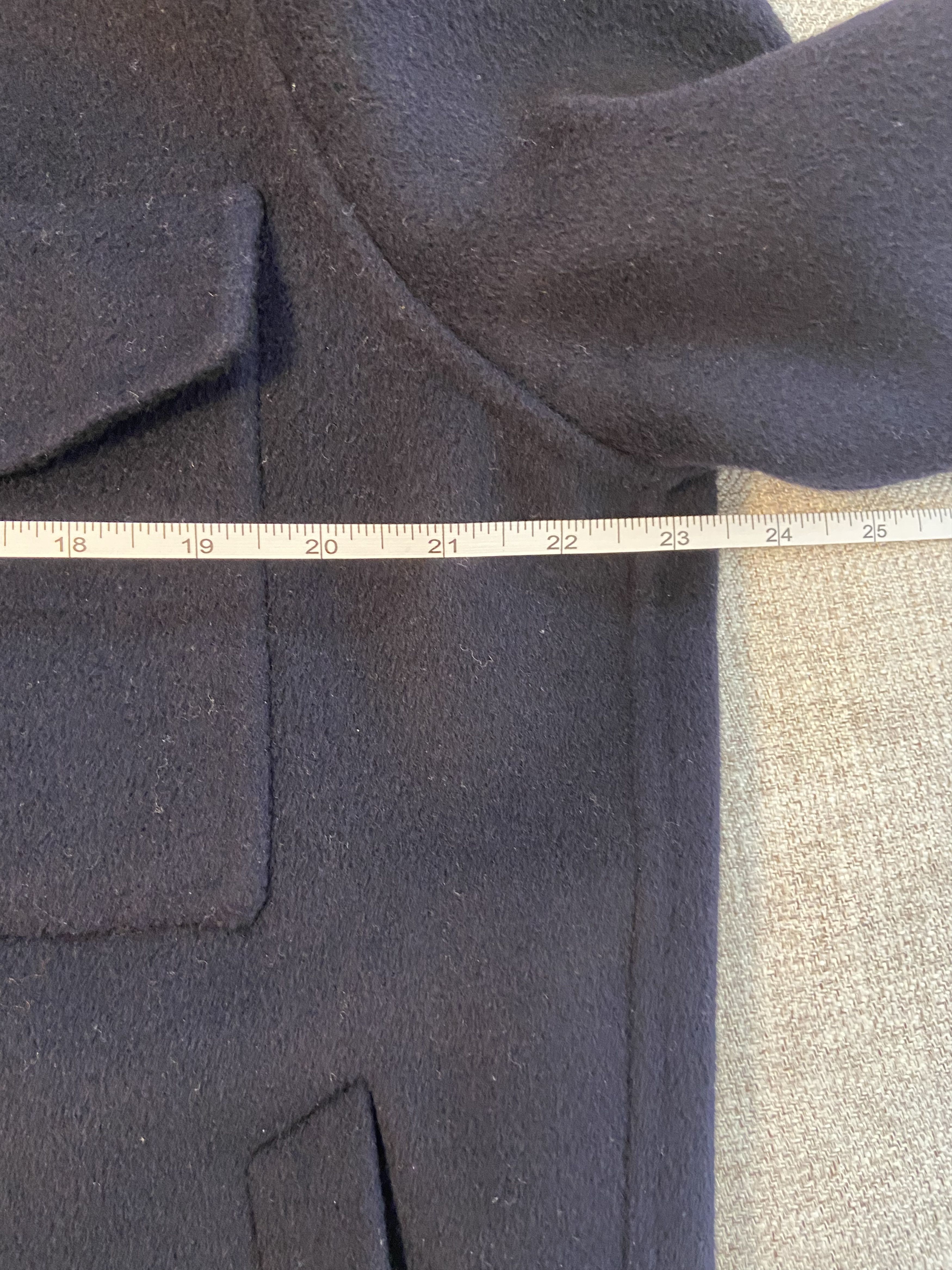 Nanushka Nanushka RHYES Wool and silk-blend jacket Navy S Size US S / EU 44-46 / 1 - 6 Thumbnail